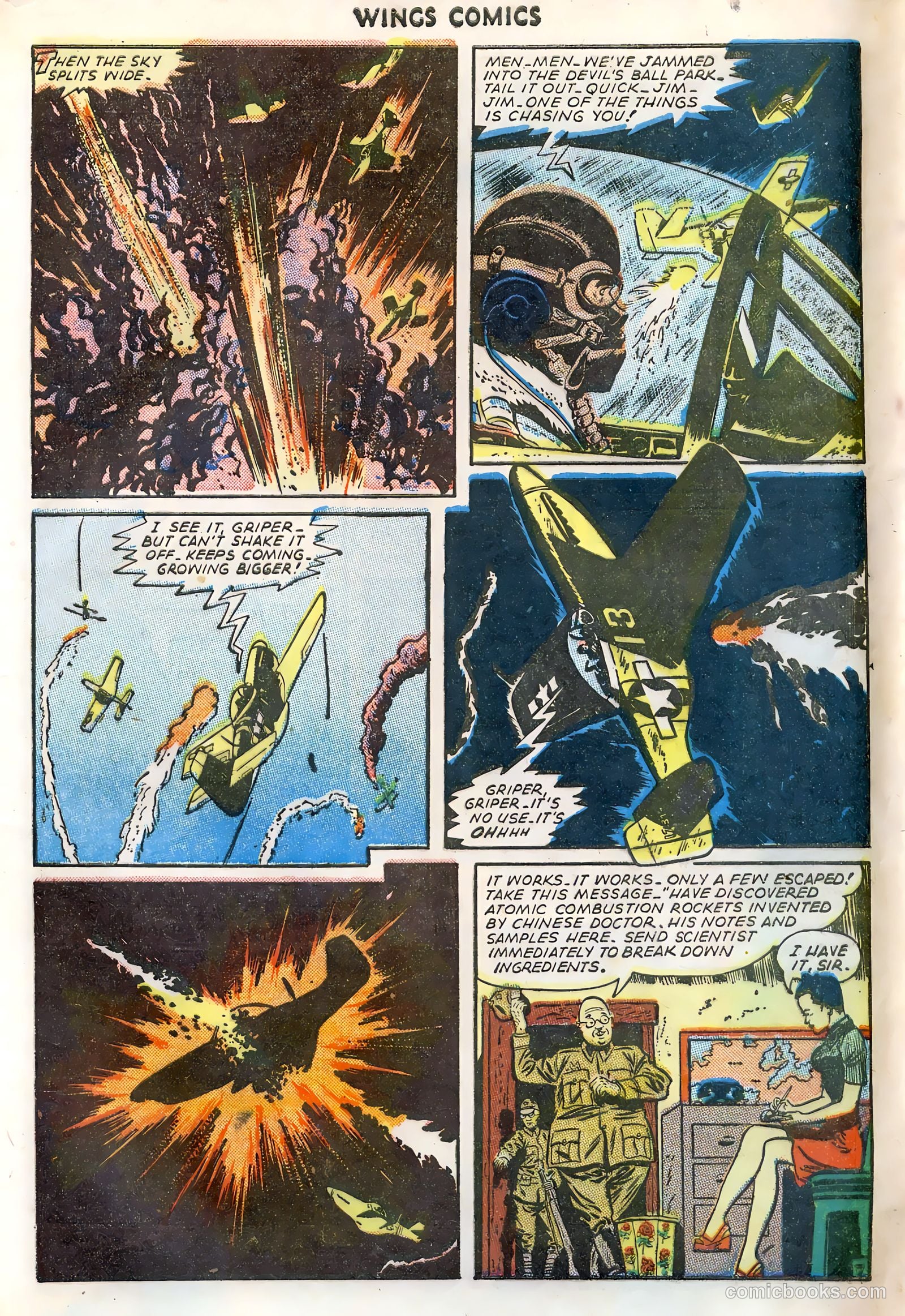 Wings Comics #59 (1945) — page 9 of 52