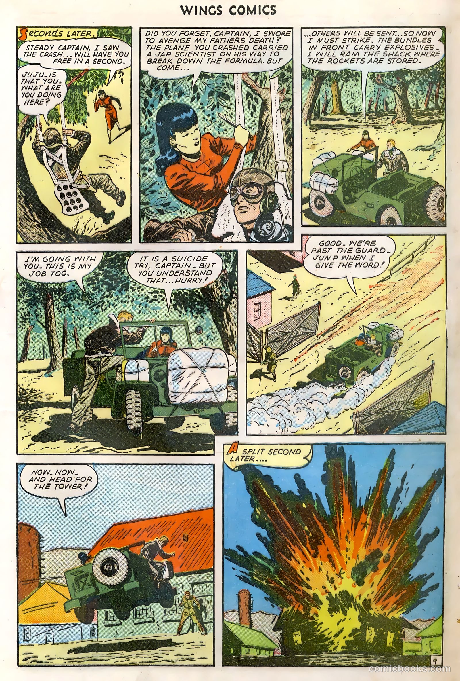 Wings Comics #59 (1945) — page 11 of 52