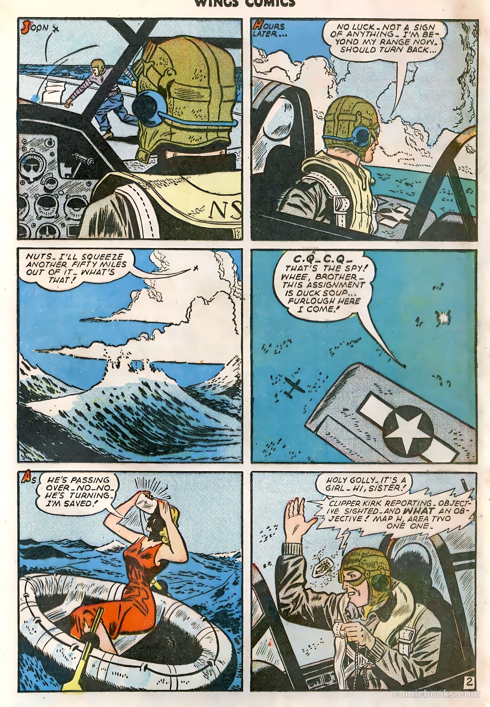 Wings Comics #59 (1945) — page 23 of 52
