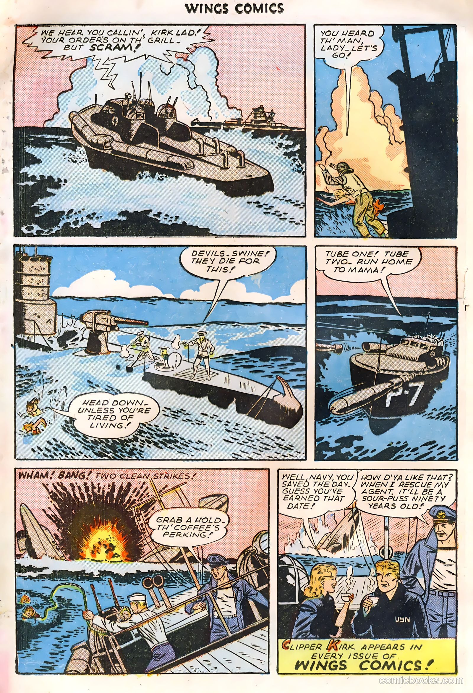 Wings Comics #59 (1945) — page 28 of 52