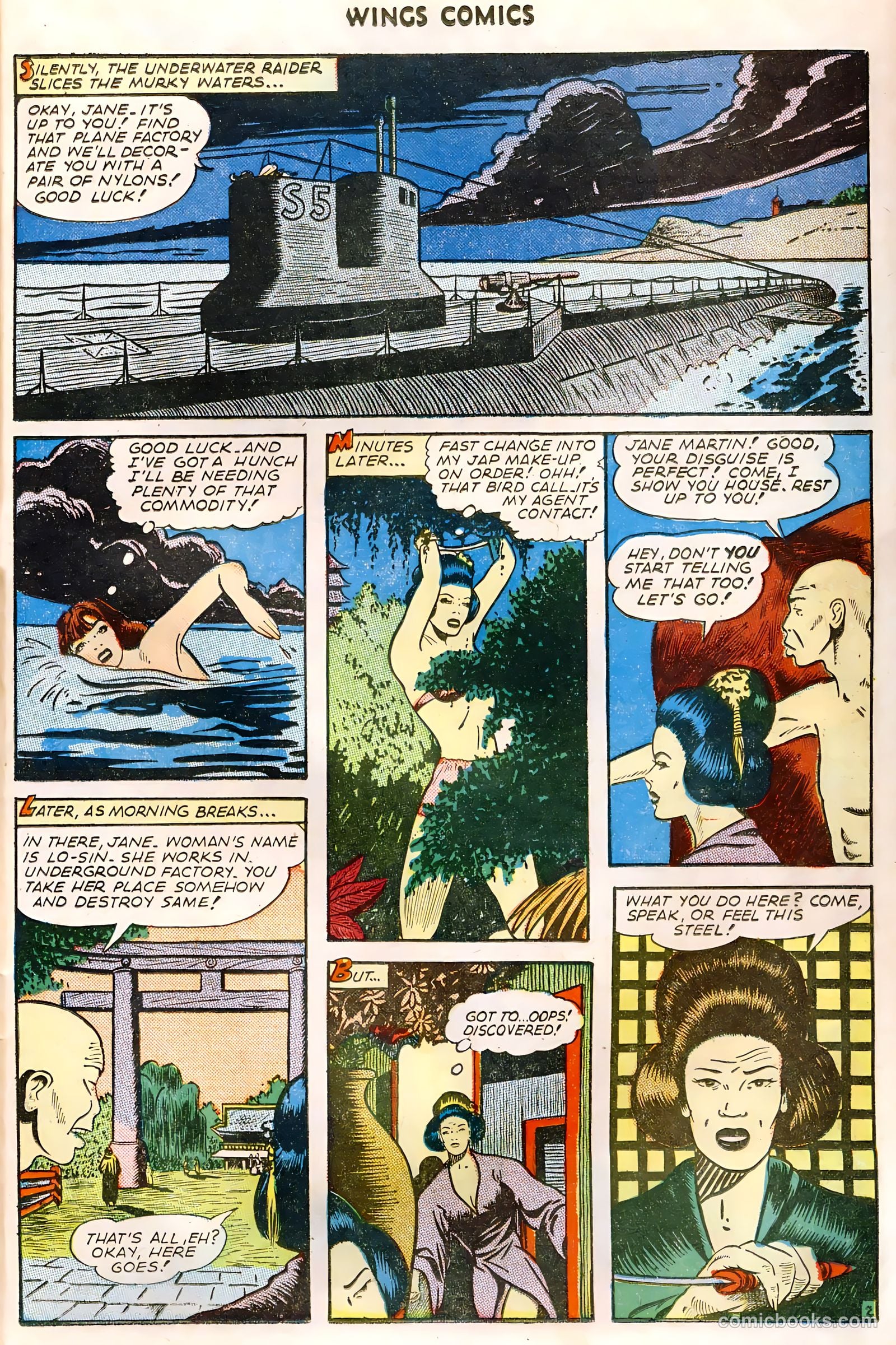 Wings Comics #59 (1945) — page 31 of 52