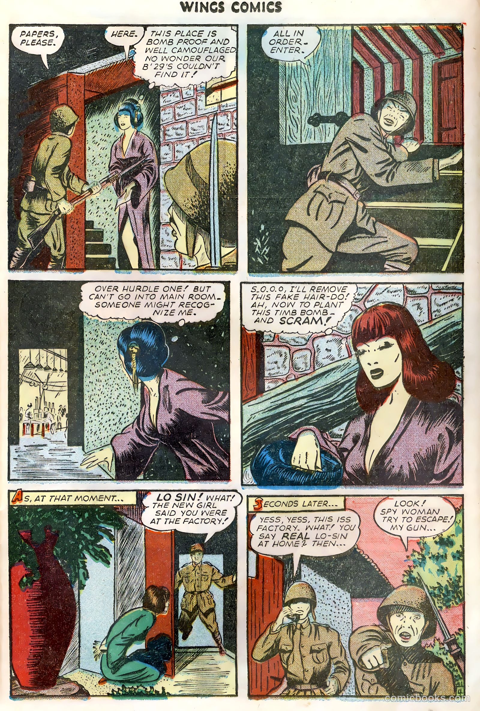 Wings Comics #59 (1945) — page 33 of 52