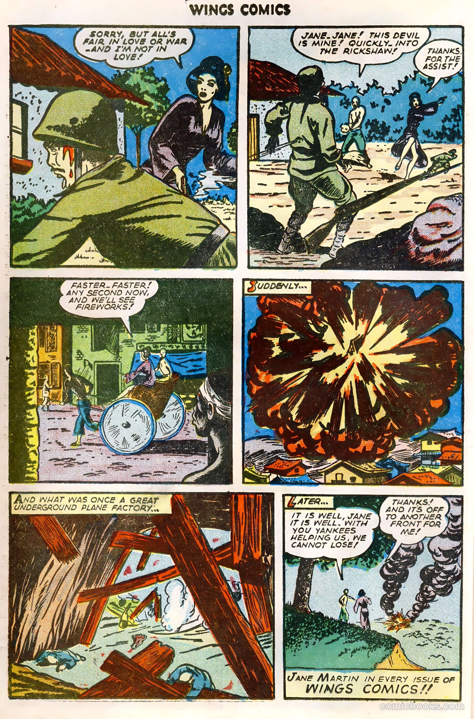 Wings Comics #59 (1945) — page 34 of 52