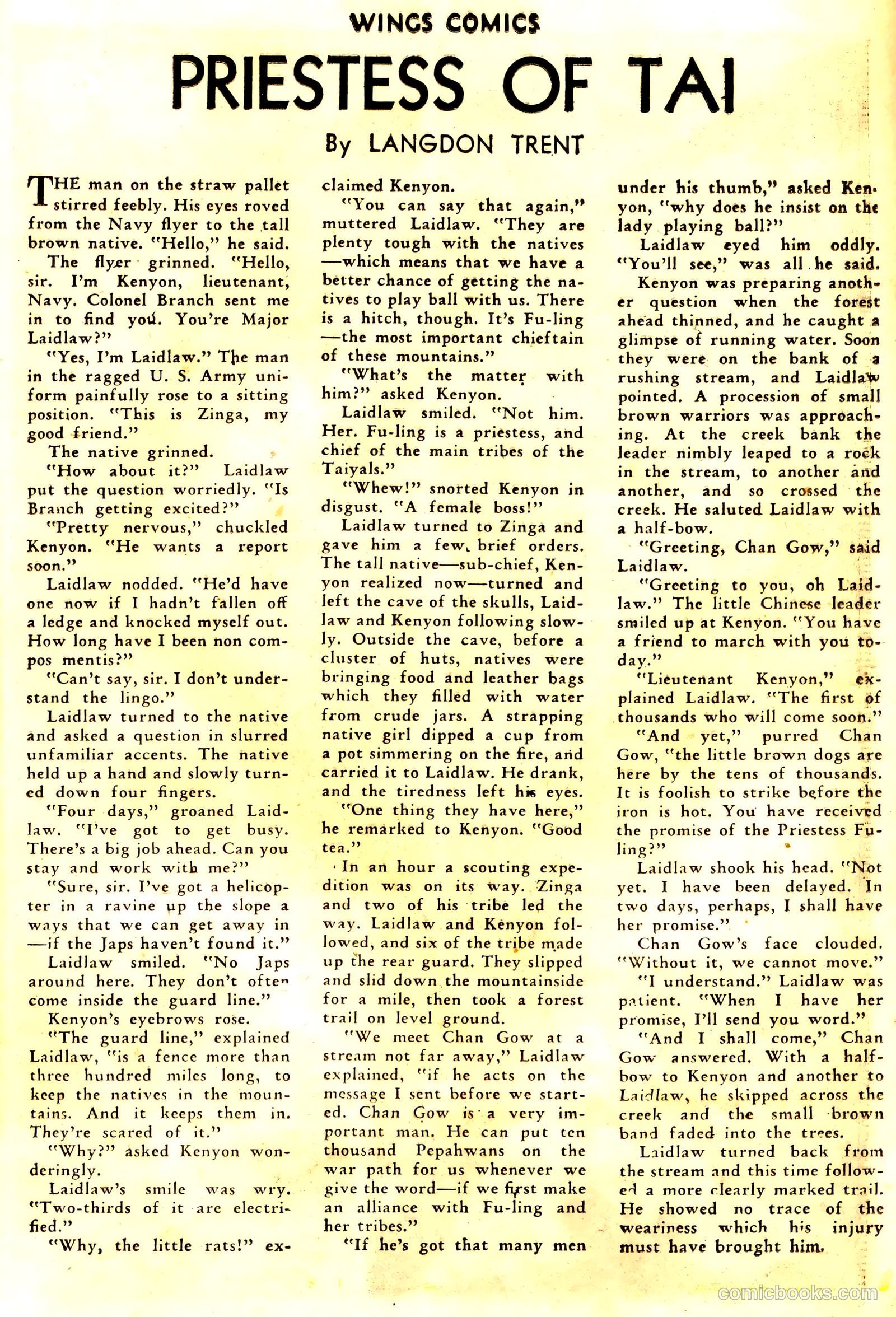 Wings Comics #59 (1945) — page 35 of 52