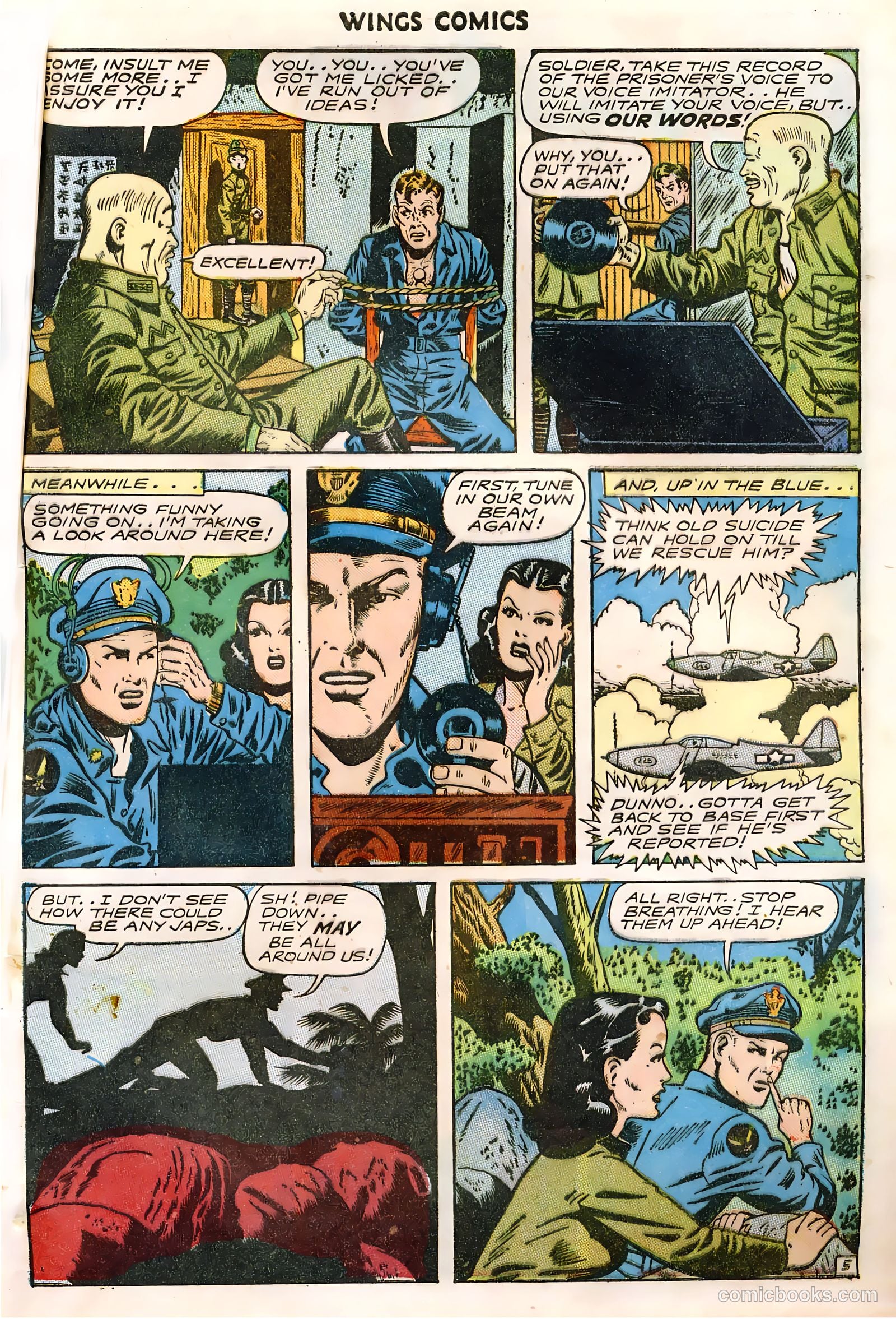 Wings Comics #59 (1945) — page 47 of 52