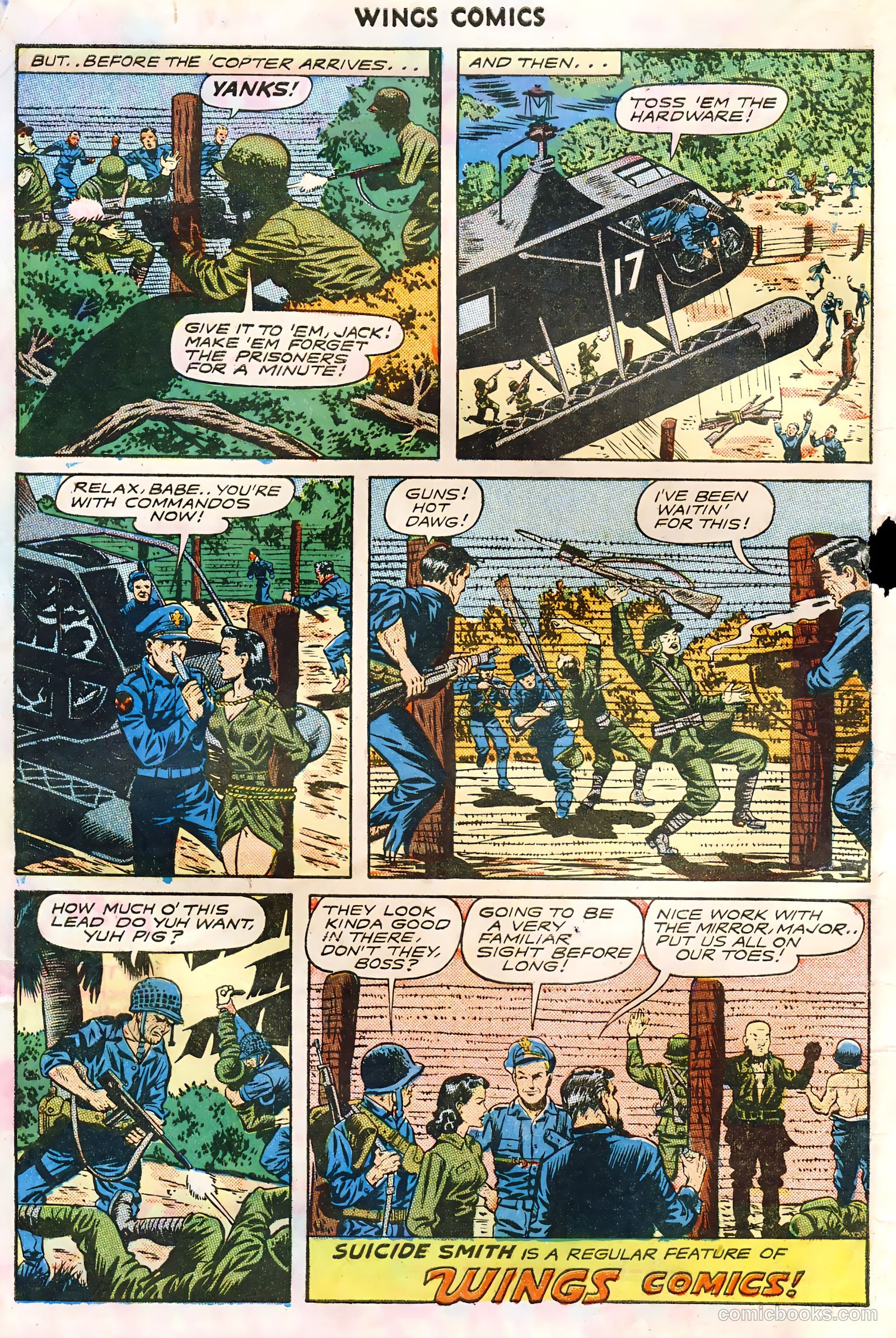 Wings Comics #59 (1945) — page 50 of 52