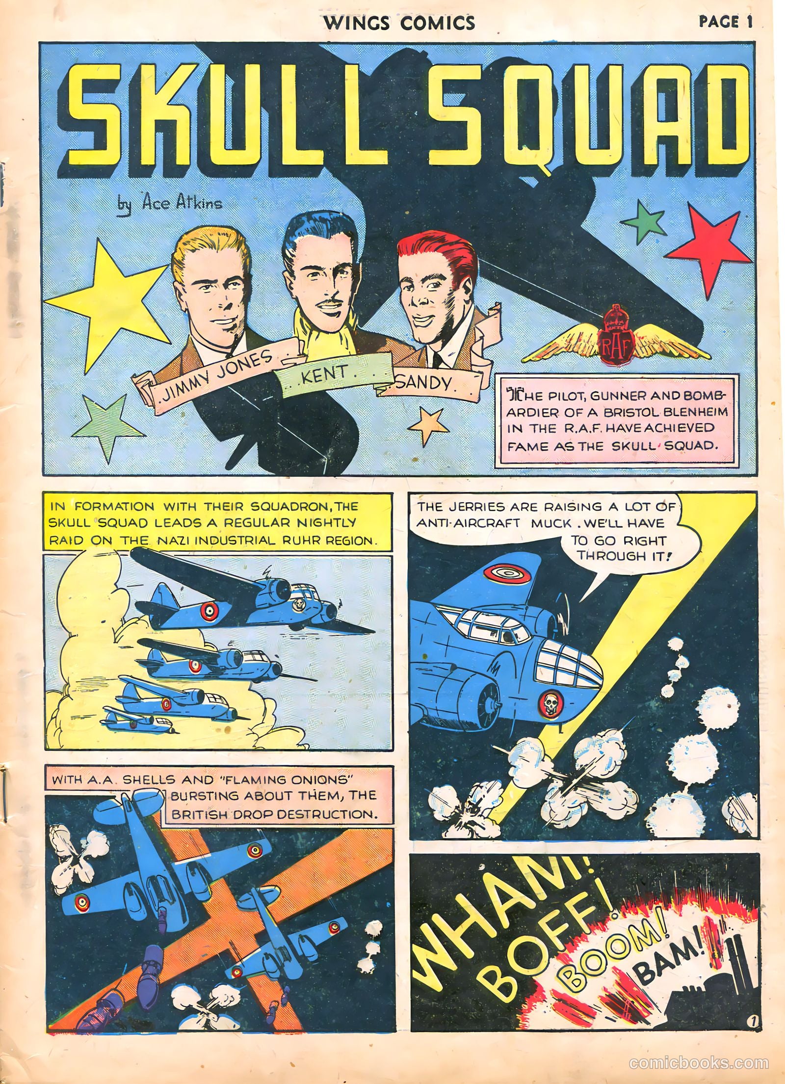 Wings Comics #6 (1941) — page 3 of 68