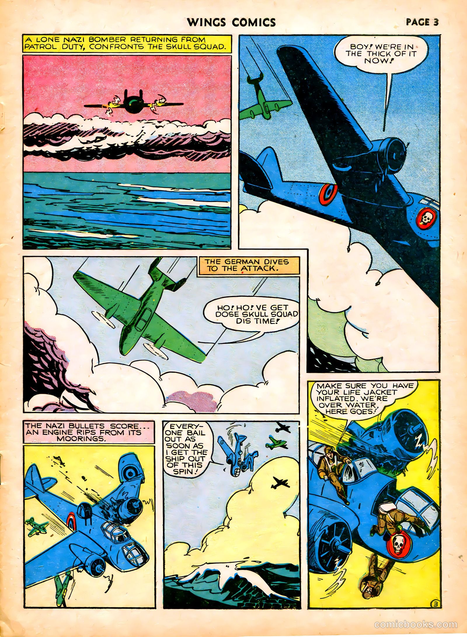 Wings Comics #6 (1941) — page 5 of 68