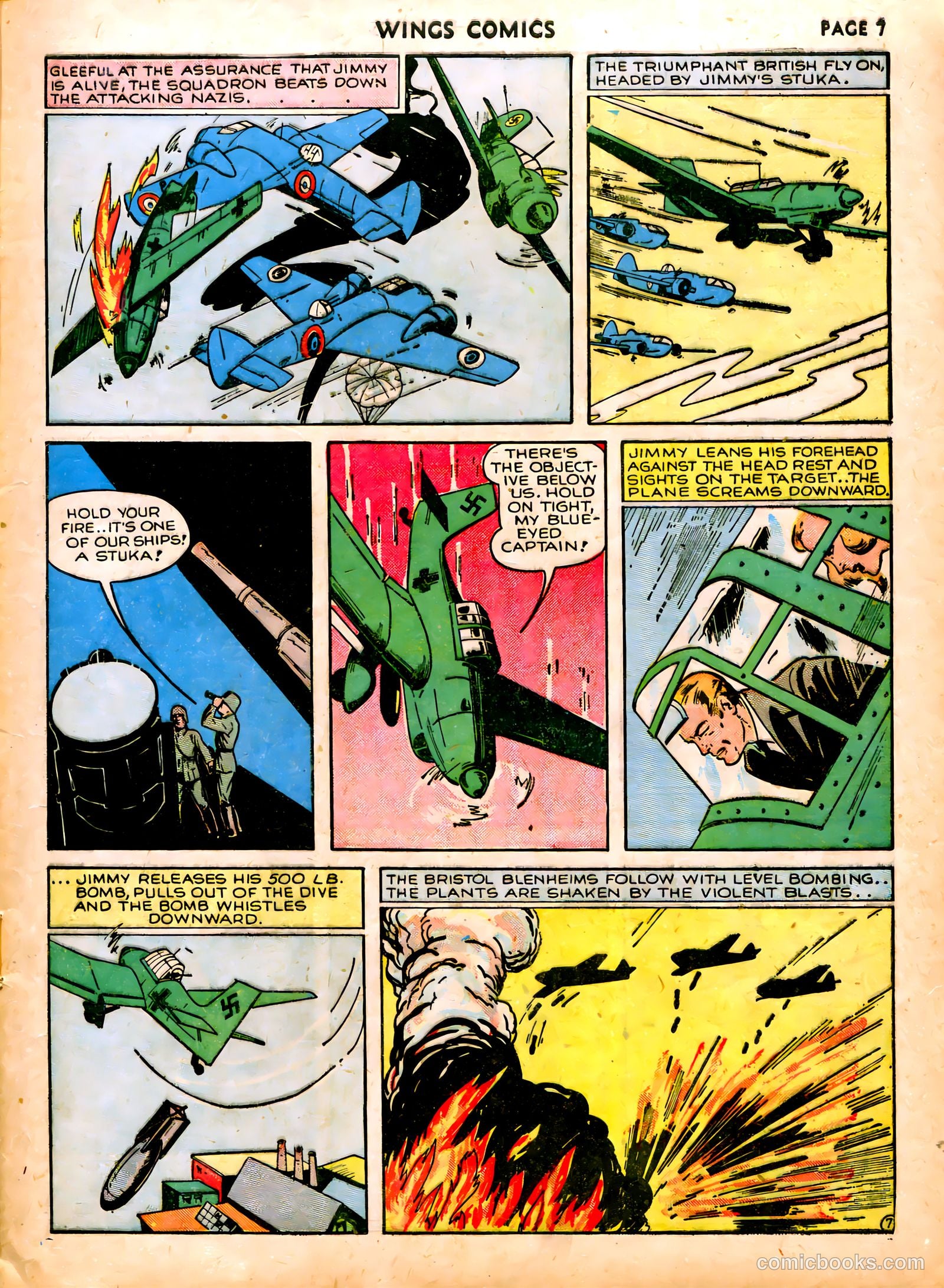 Wings Comics #6 (1941) — page 9 of 68
