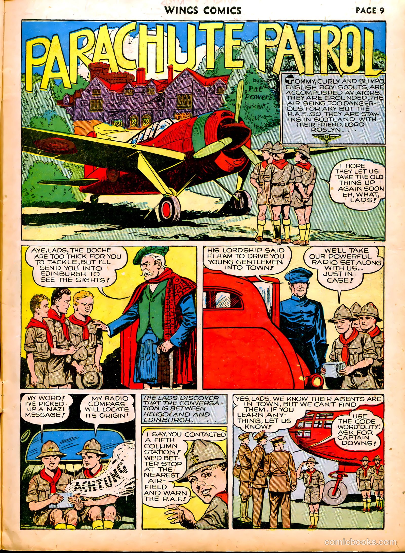 Wings Comics #6 (1941) — page 11 of 68