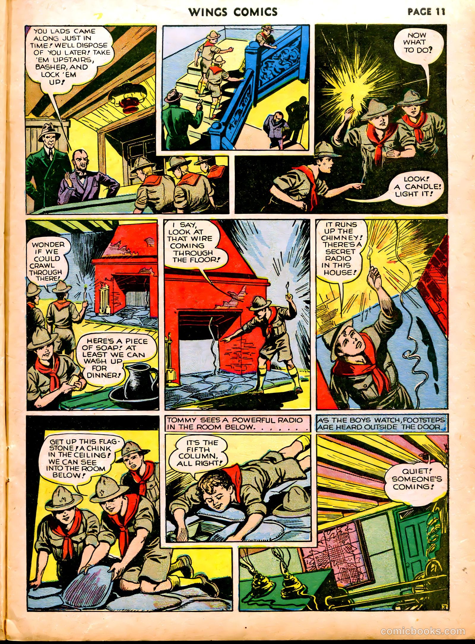 Wings Comics #6 (1941) — page 13 of 68