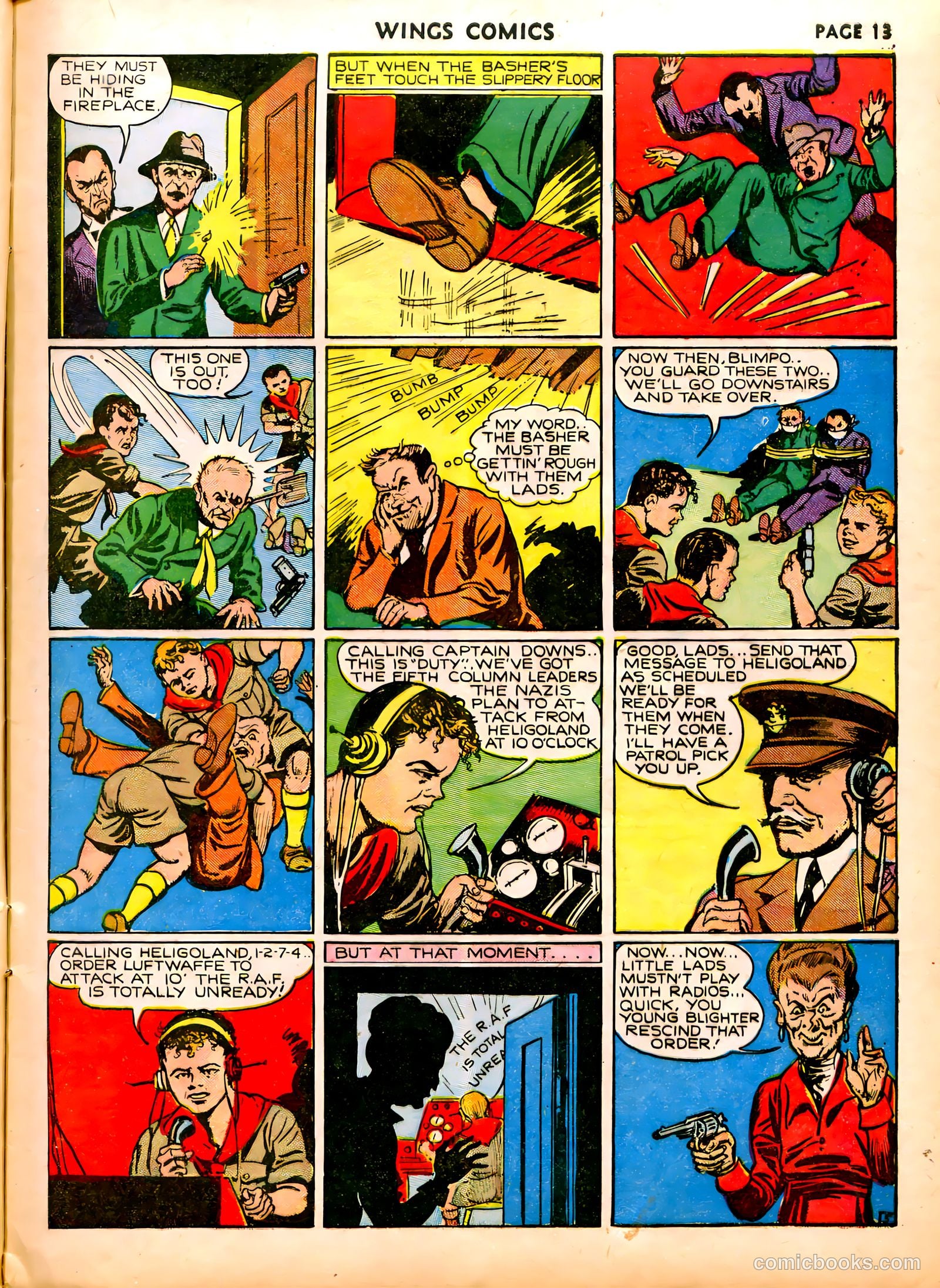 Wings Comics #6 (1941) — page 15 of 68