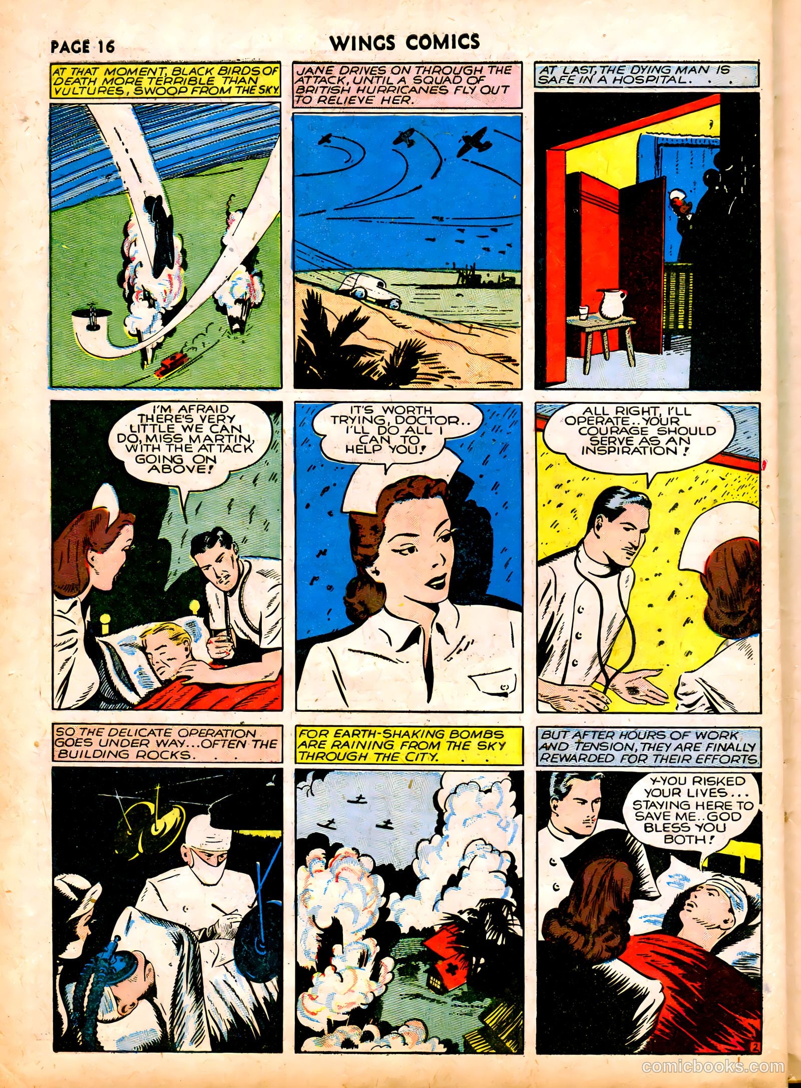 Wings Comics #6 (1941) — page 18 of 68