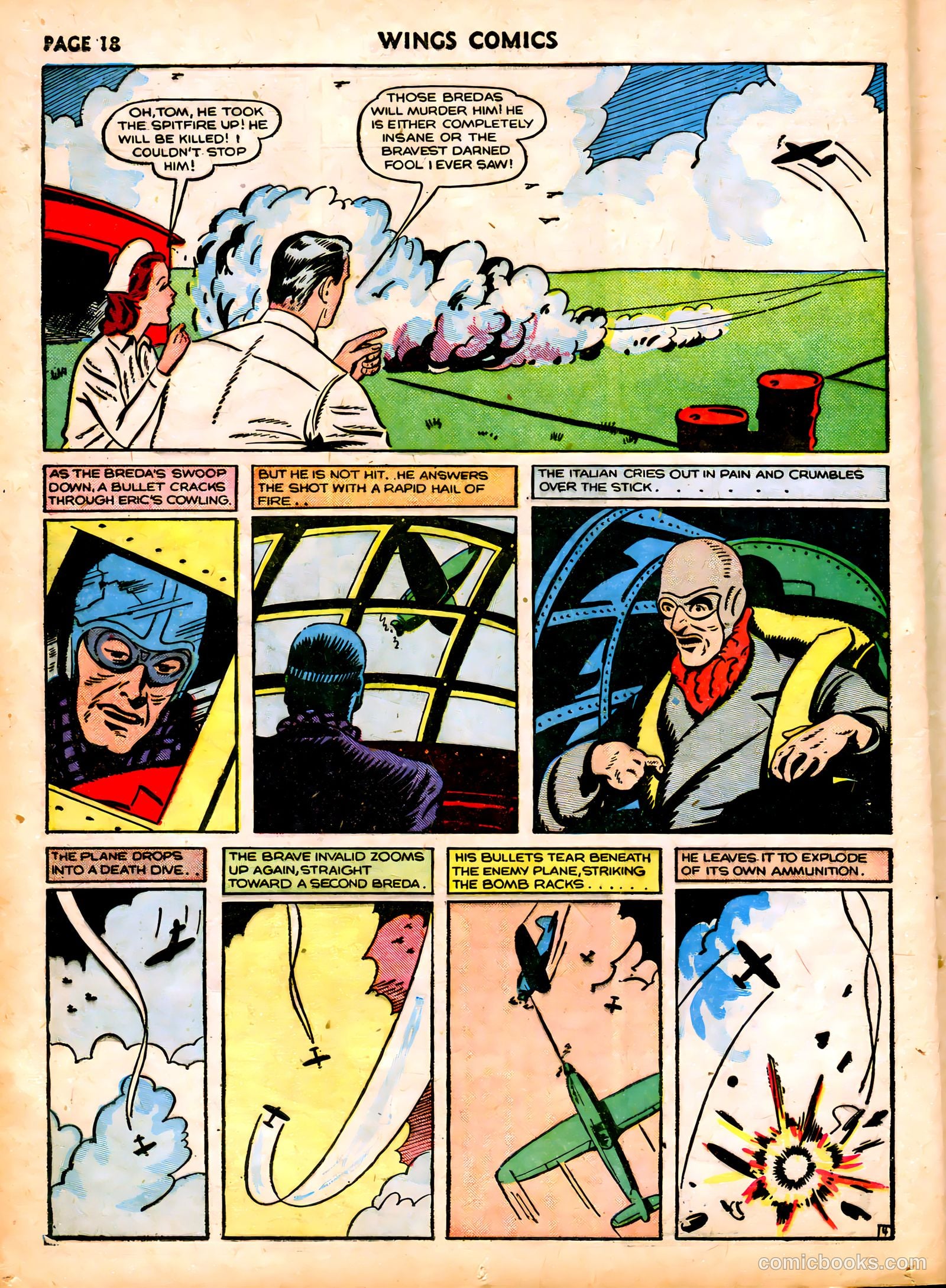 Wings Comics #6 (1941) — page 20 of 68