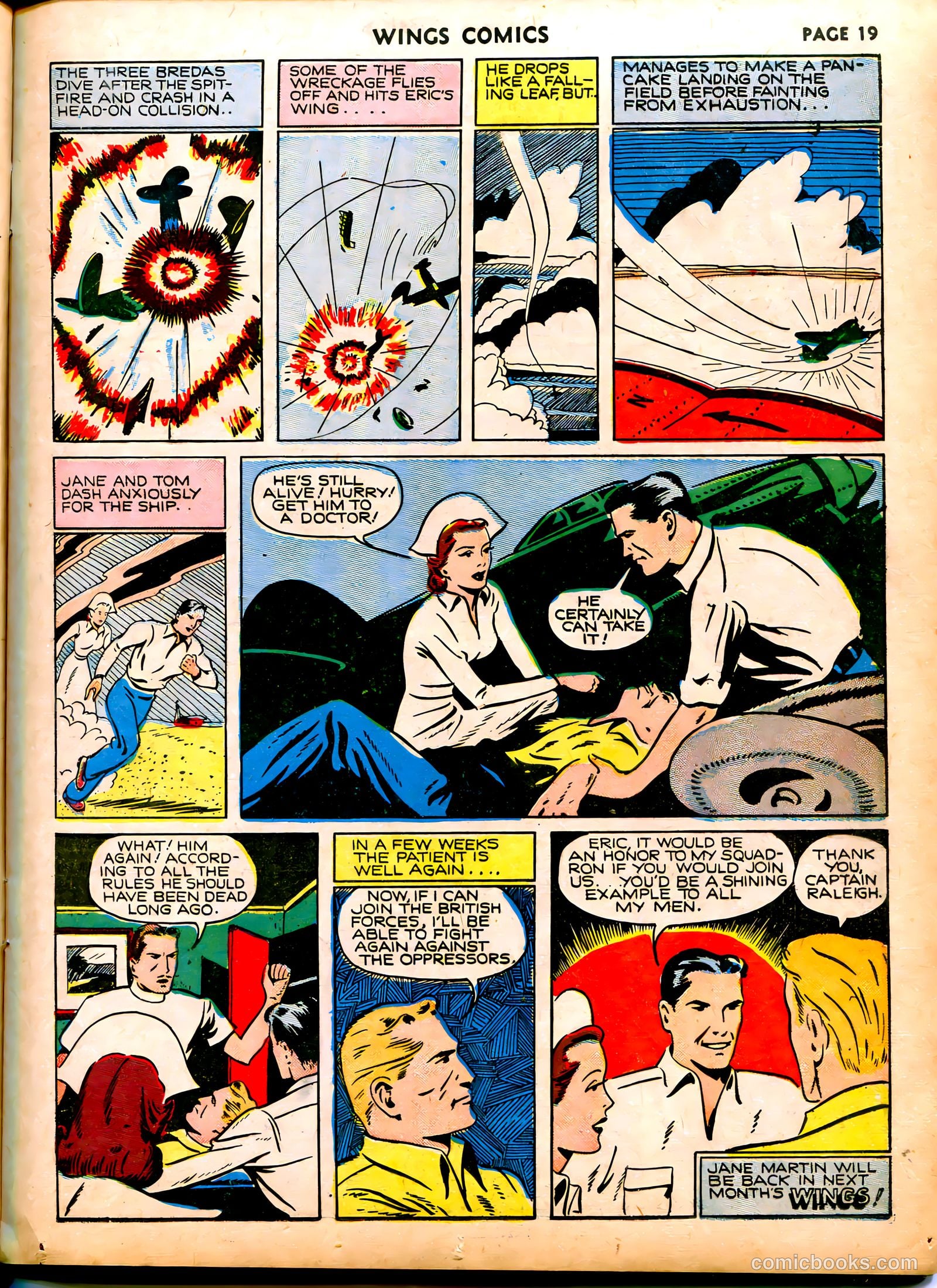 Wings Comics #6 (1941) — page 21 of 68