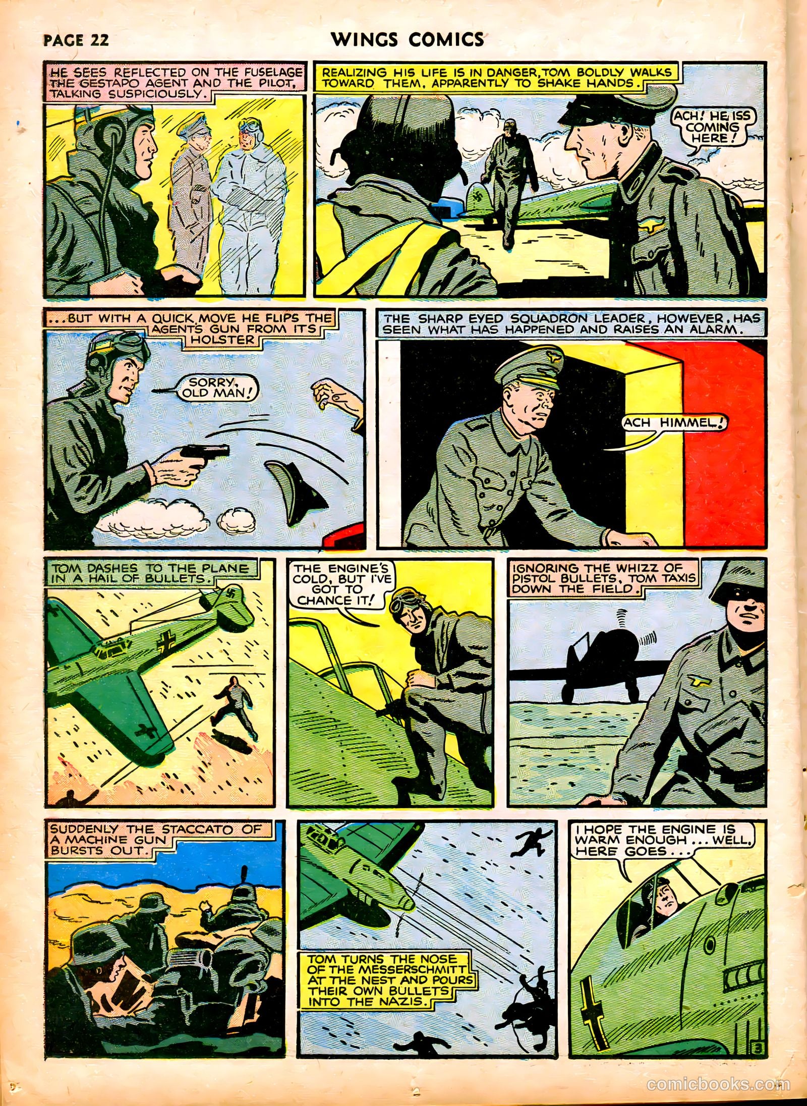 Wings Comics #6 (1941) — page 24 of 68