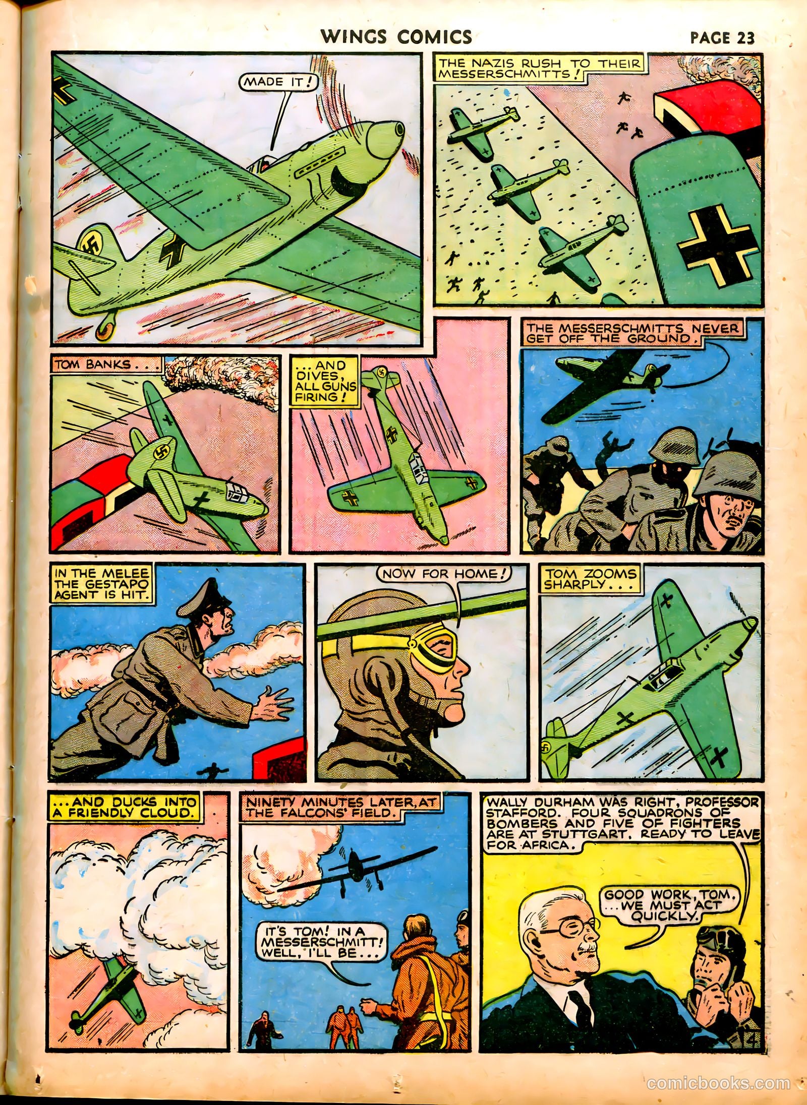 Wings Comics #6 (1941) — page 25 of 68