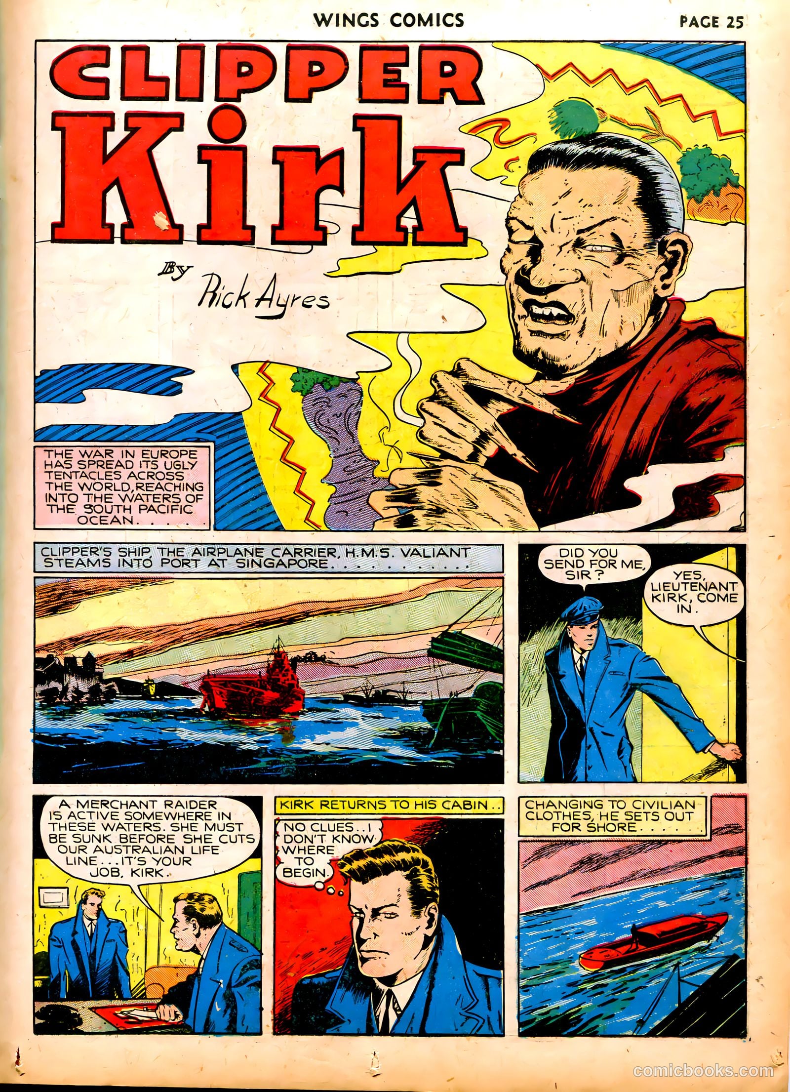 Wings Comics #6 (1941) — page 27 of 68