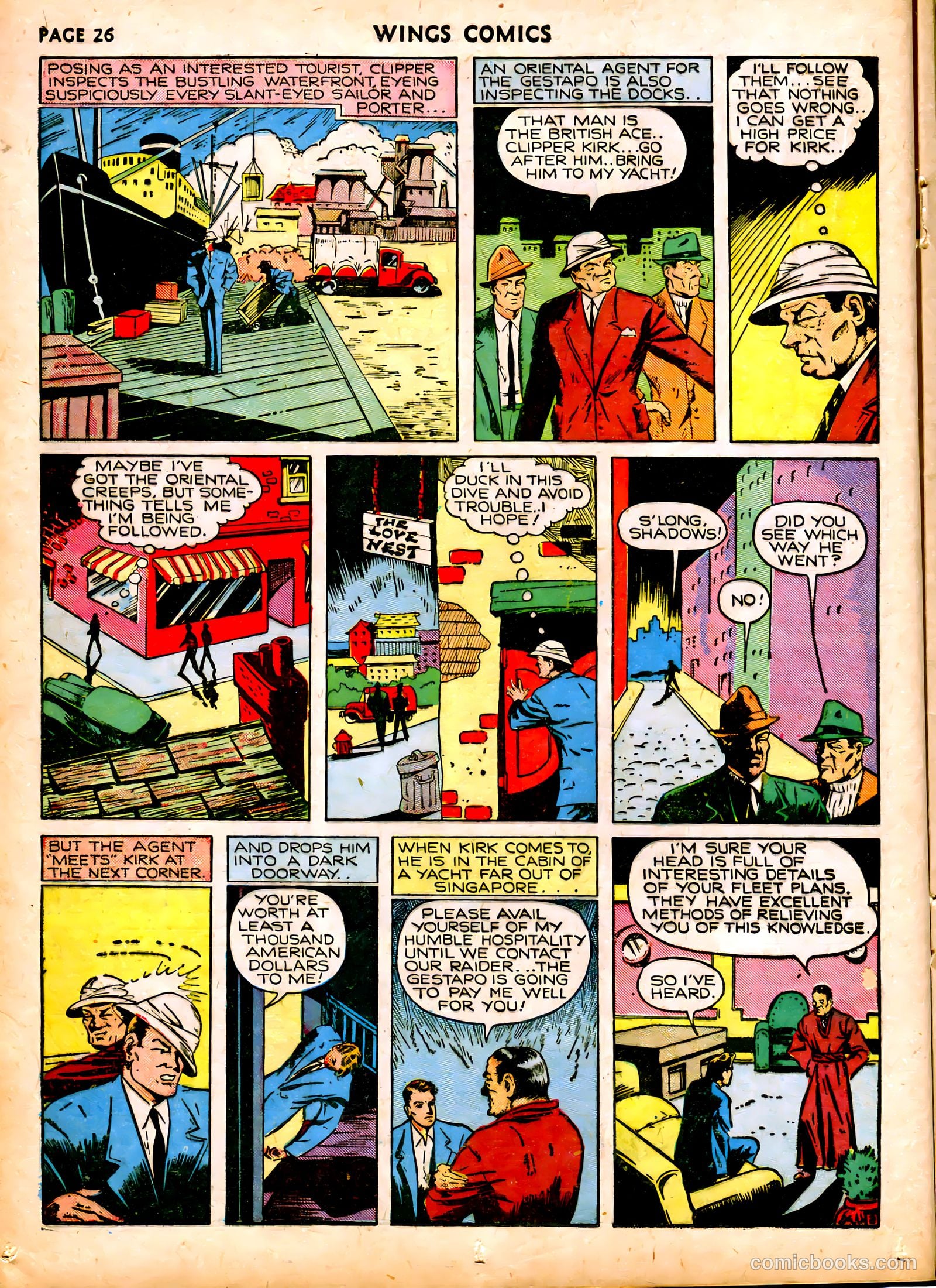 Wings Comics #6 (1941) — page 28 of 68