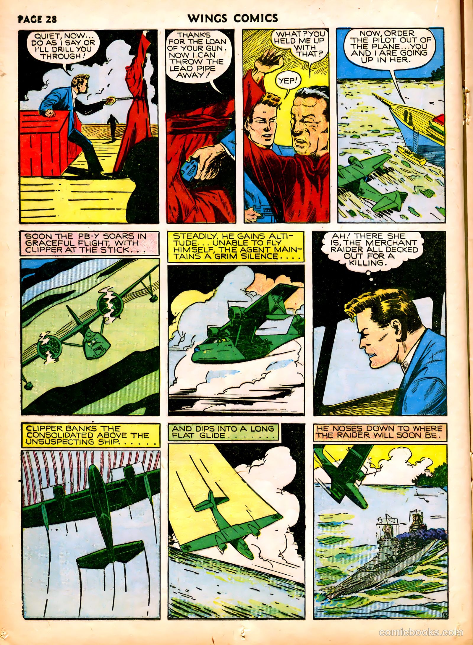 Wings Comics #6 (1941) — page 30 of 68