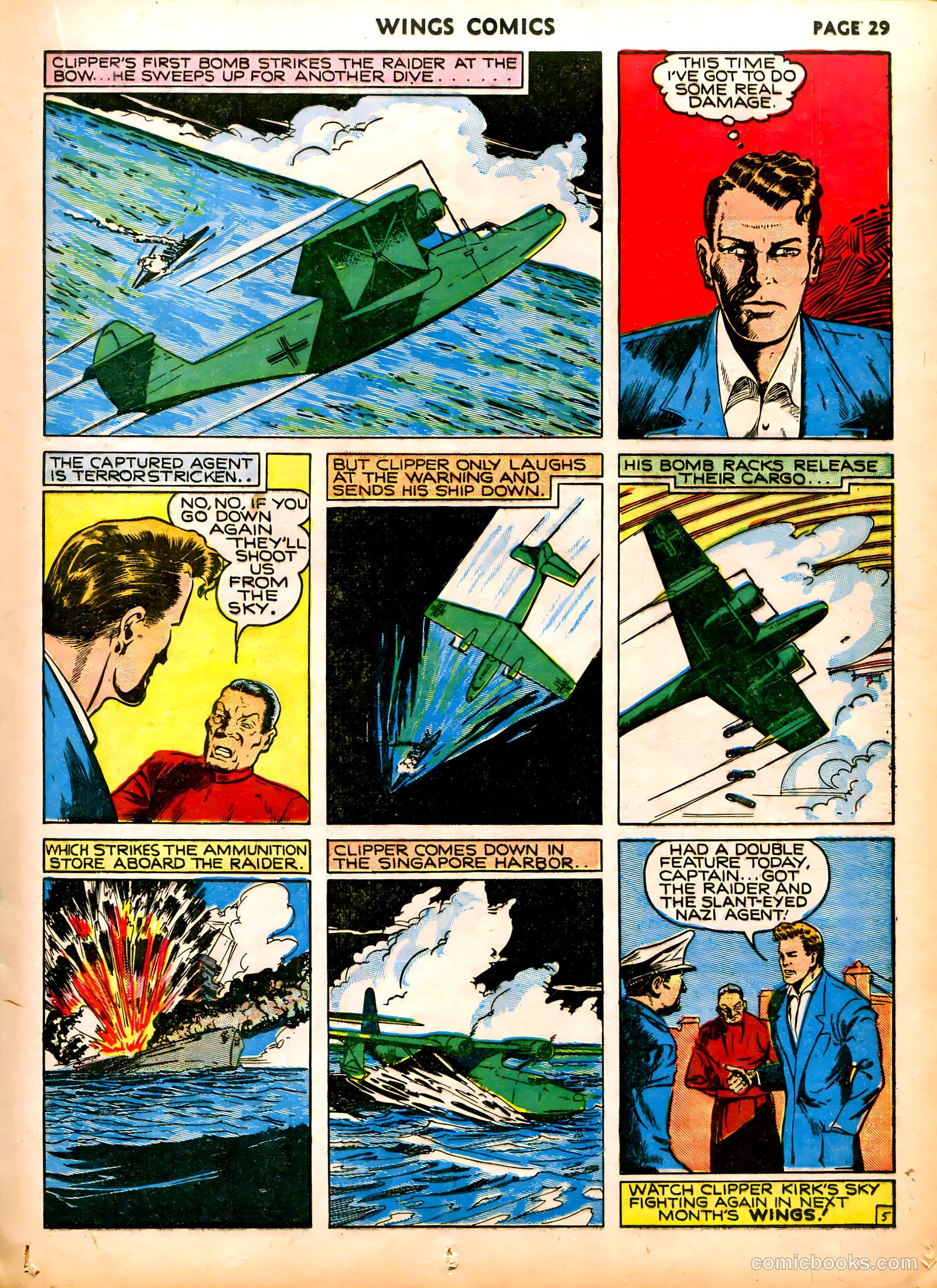 Wings Comics #6 (1941) — page 31 of 68