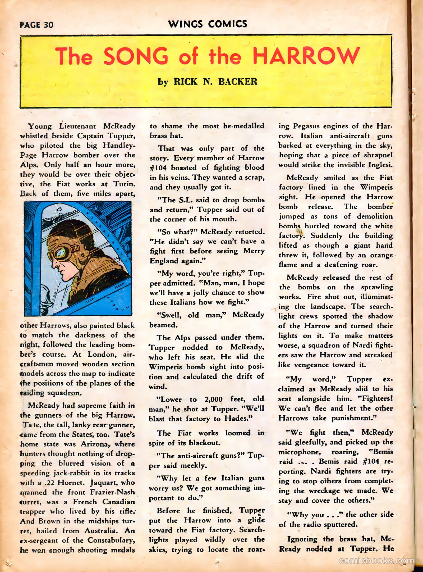 Wings Comics #6 (1941) — page 32 of 68