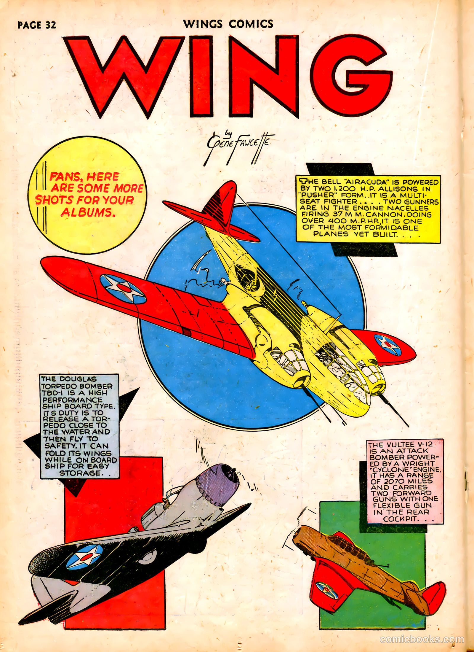 Wings Comics #6 (1941) — page 34 of 68