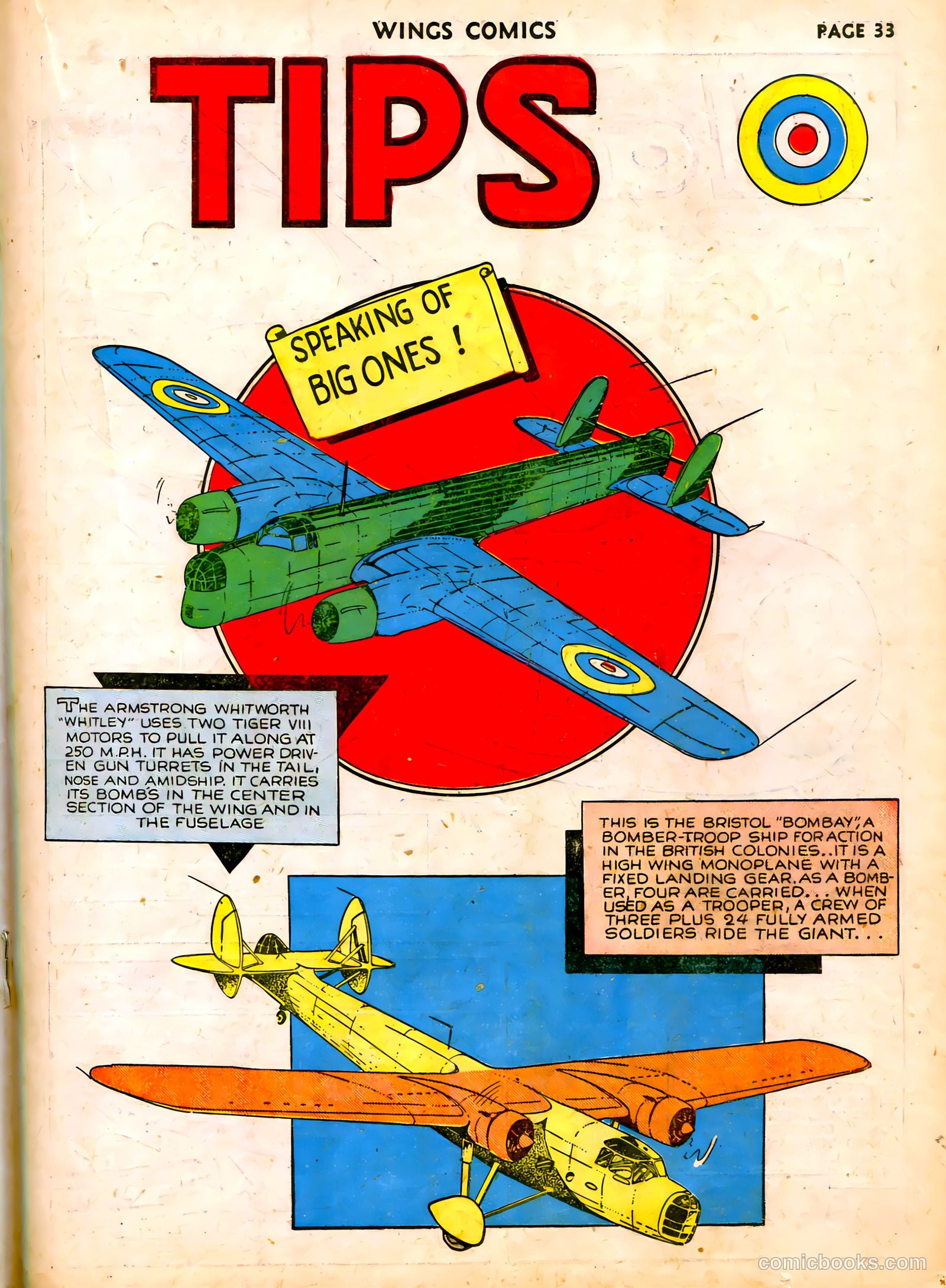 Wings Comics #6 (1941) — page 35 of 68