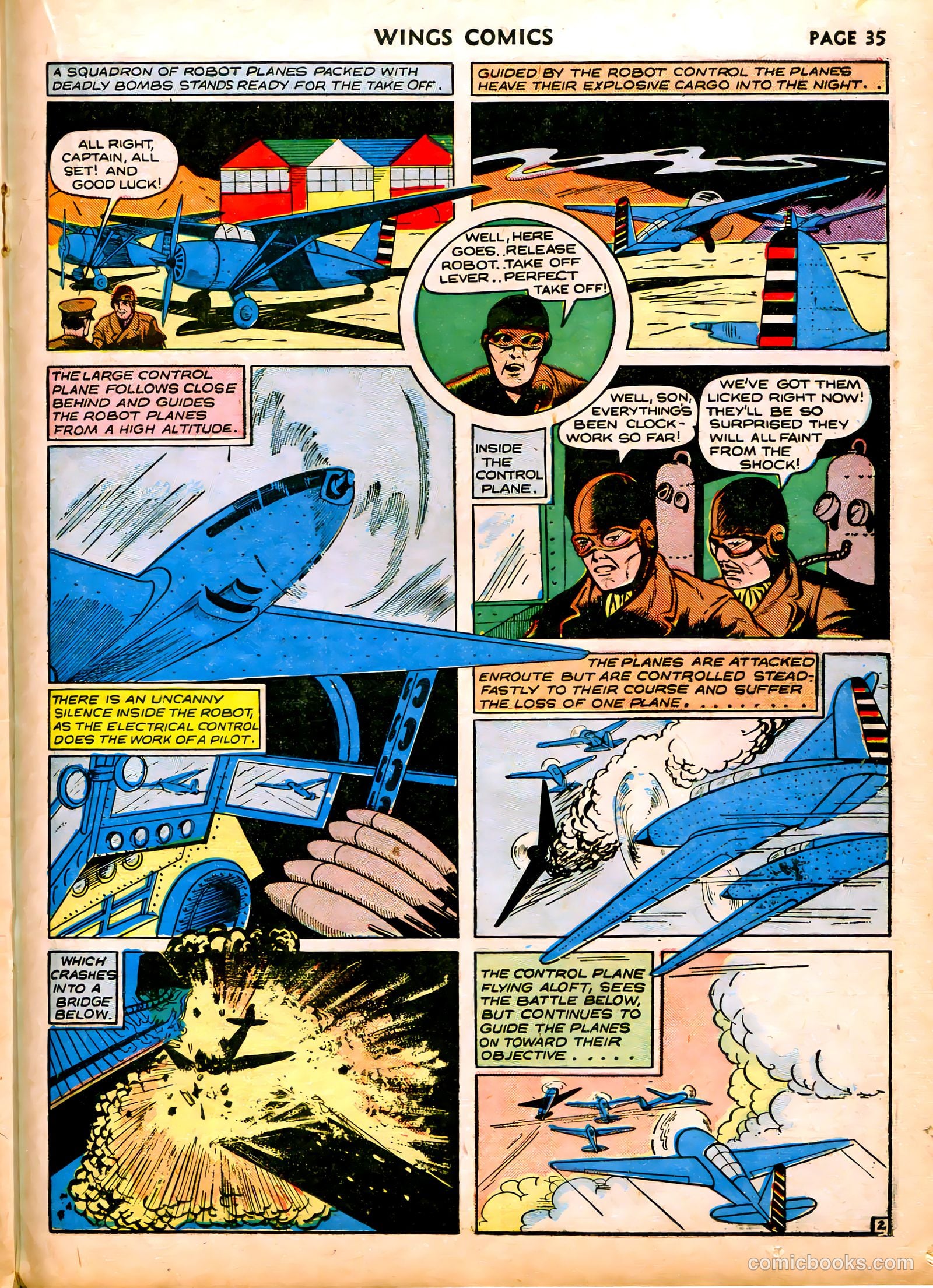 Wings Comics #6 (1941) — page 37 of 68
