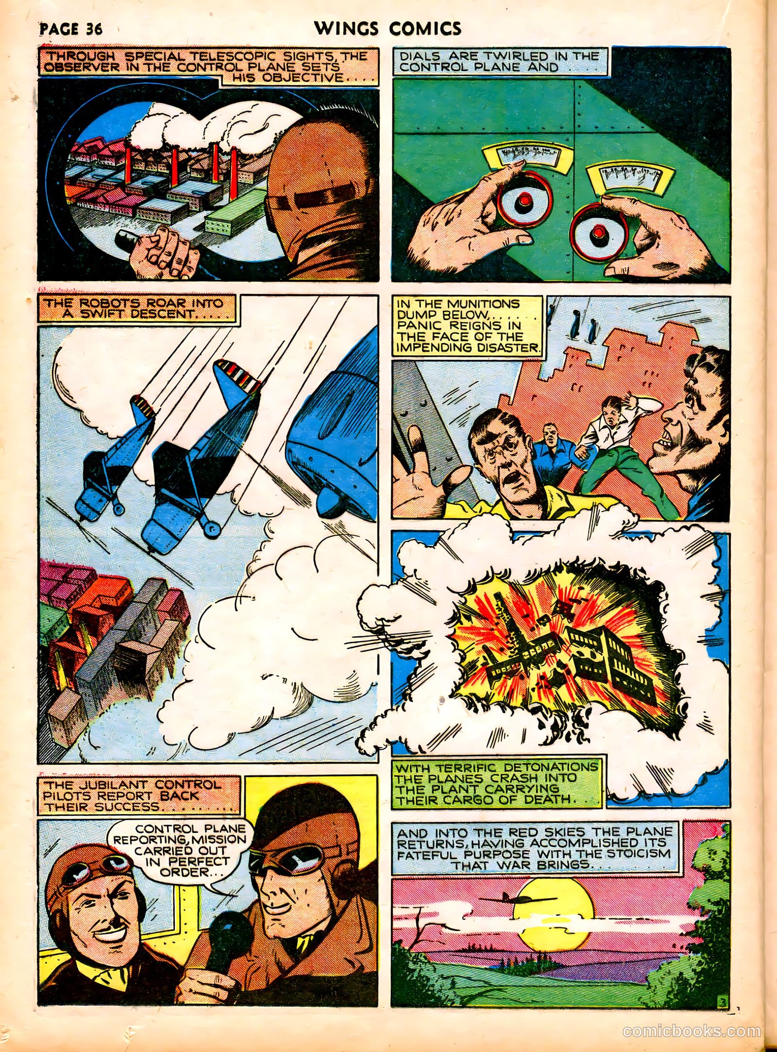 Wings Comics #6 (1941) — page 38 of 68