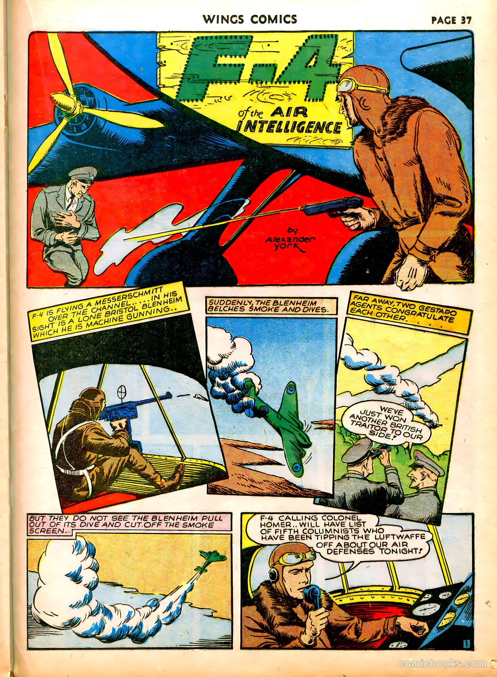 Wings Comics #6 (1941) — page 39 of 68