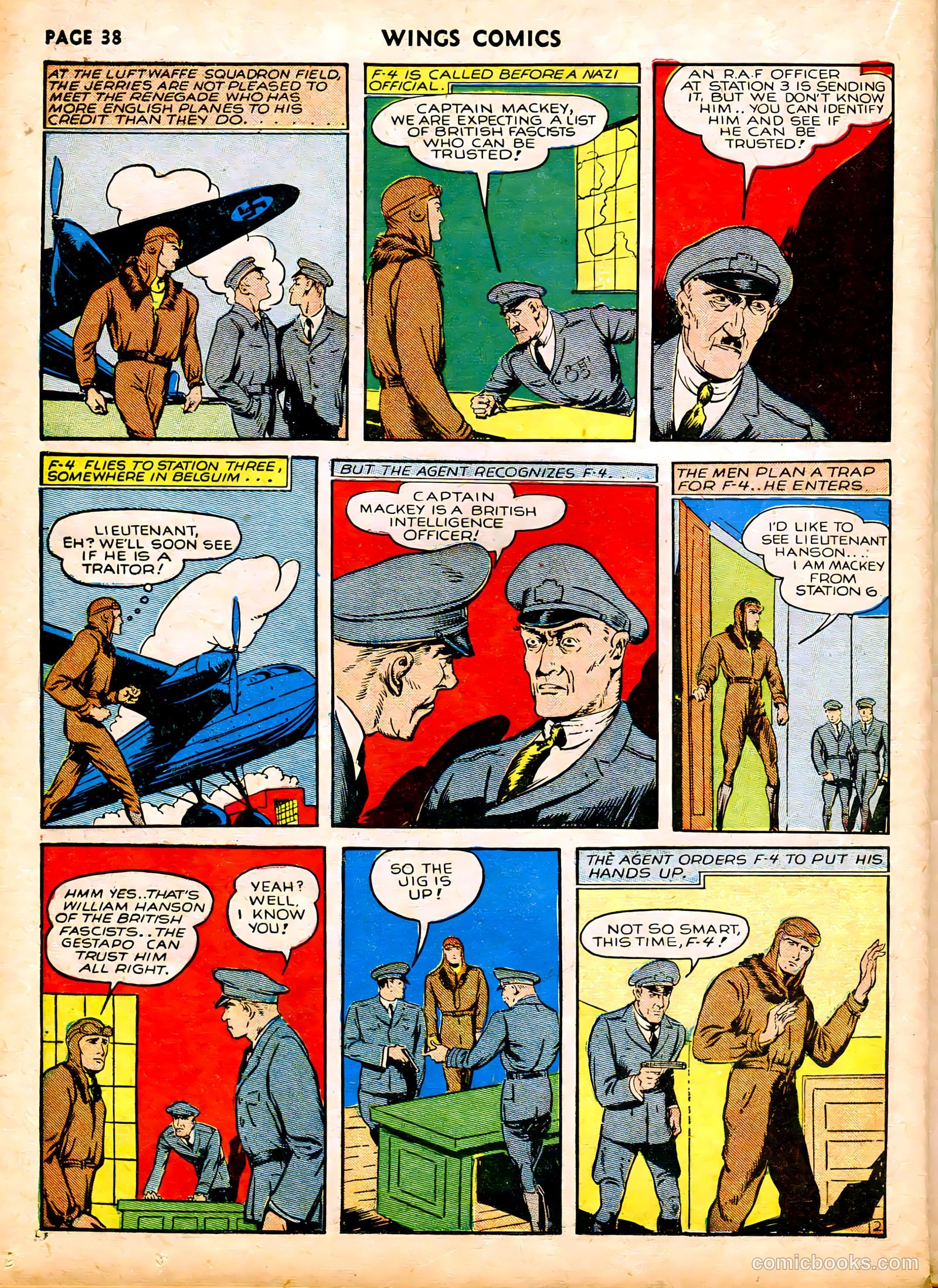 Wings Comics #6 (1941) — page 40 of 68