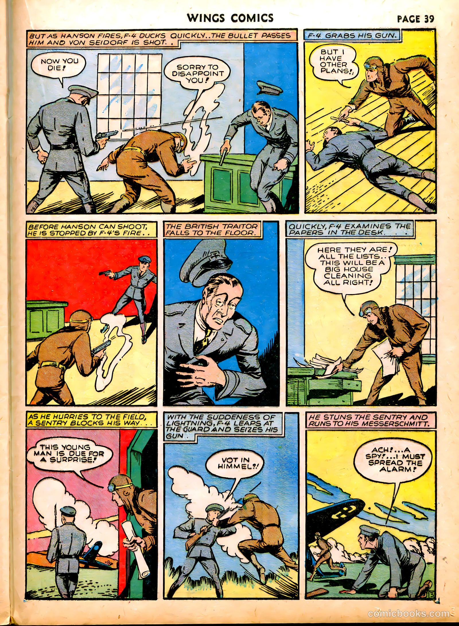 Wings Comics #6 (1941) — page 41 of 68