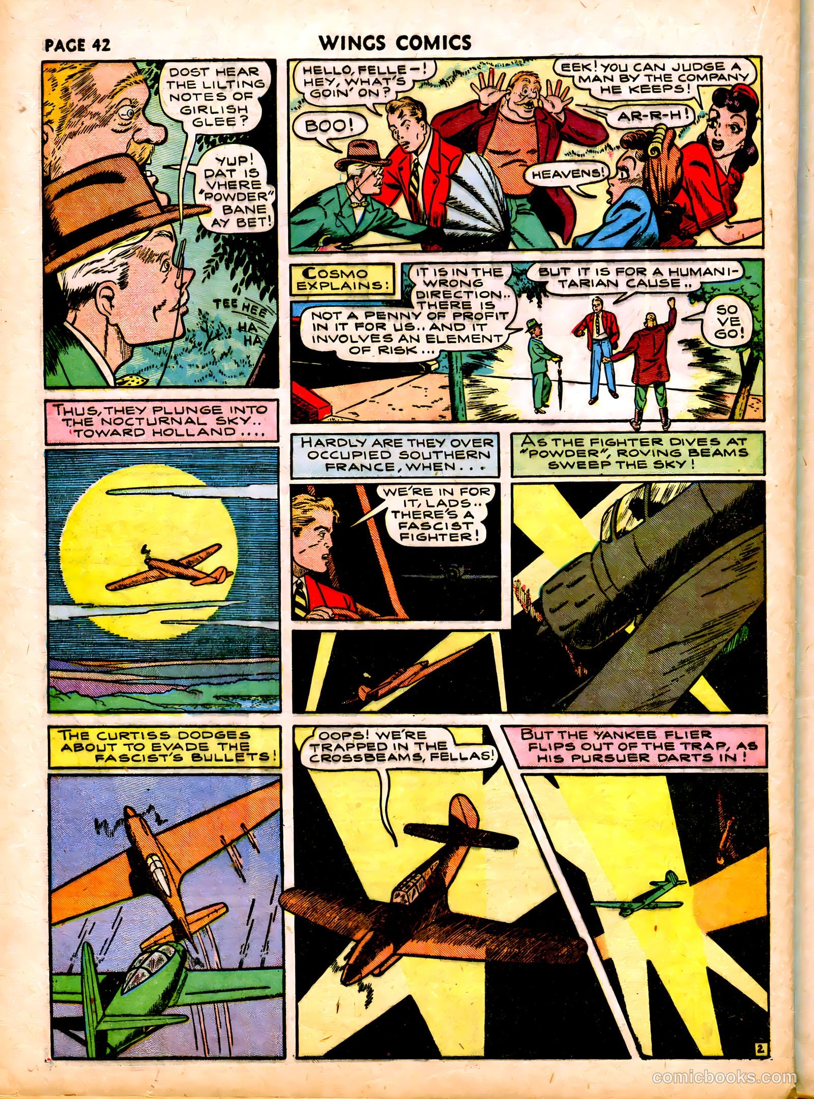 Wings Comics #6 (1941) — page 44 of 68