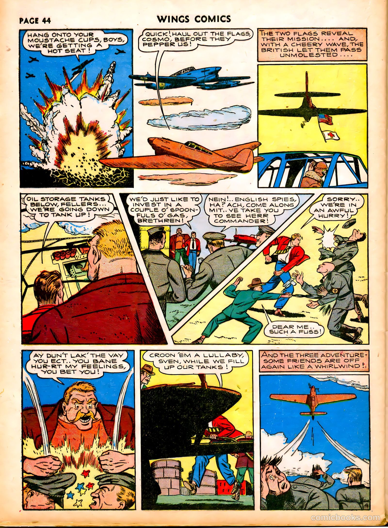 Wings Comics #6 (1941) — page 46 of 68