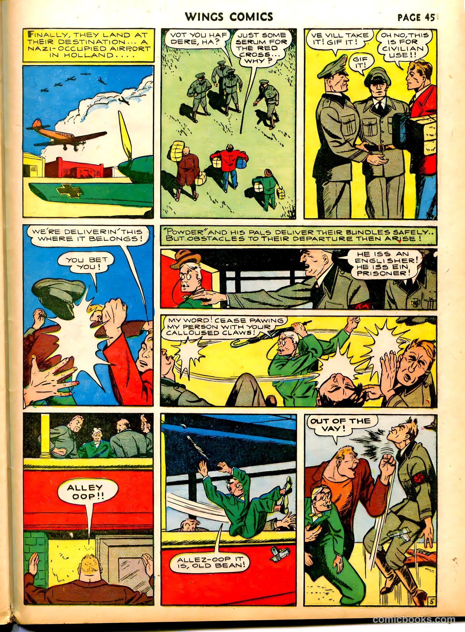 Wings Comics #6 (1941) — page 47 of 68