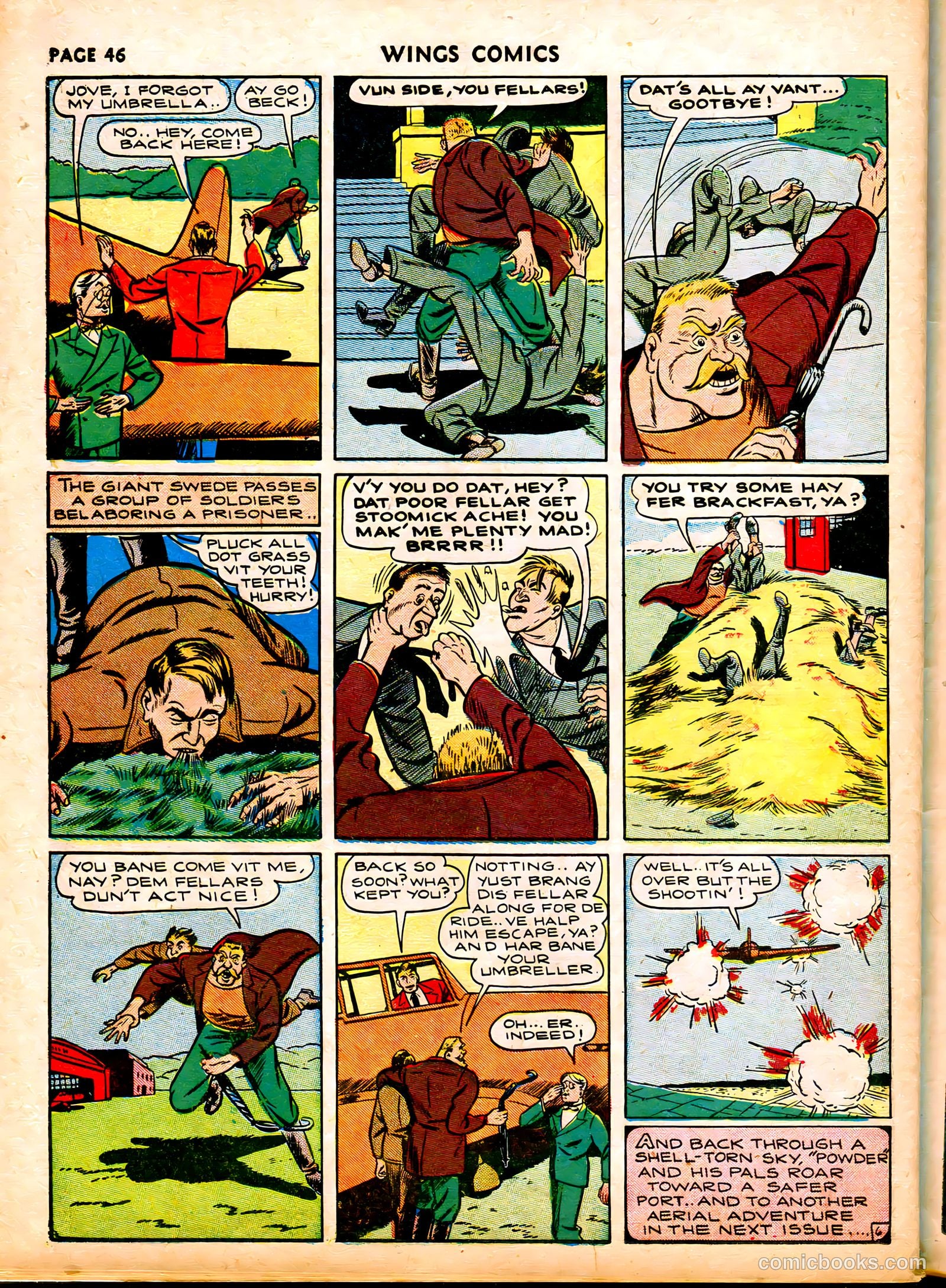 Wings Comics #6 (1941) — page 48 of 68