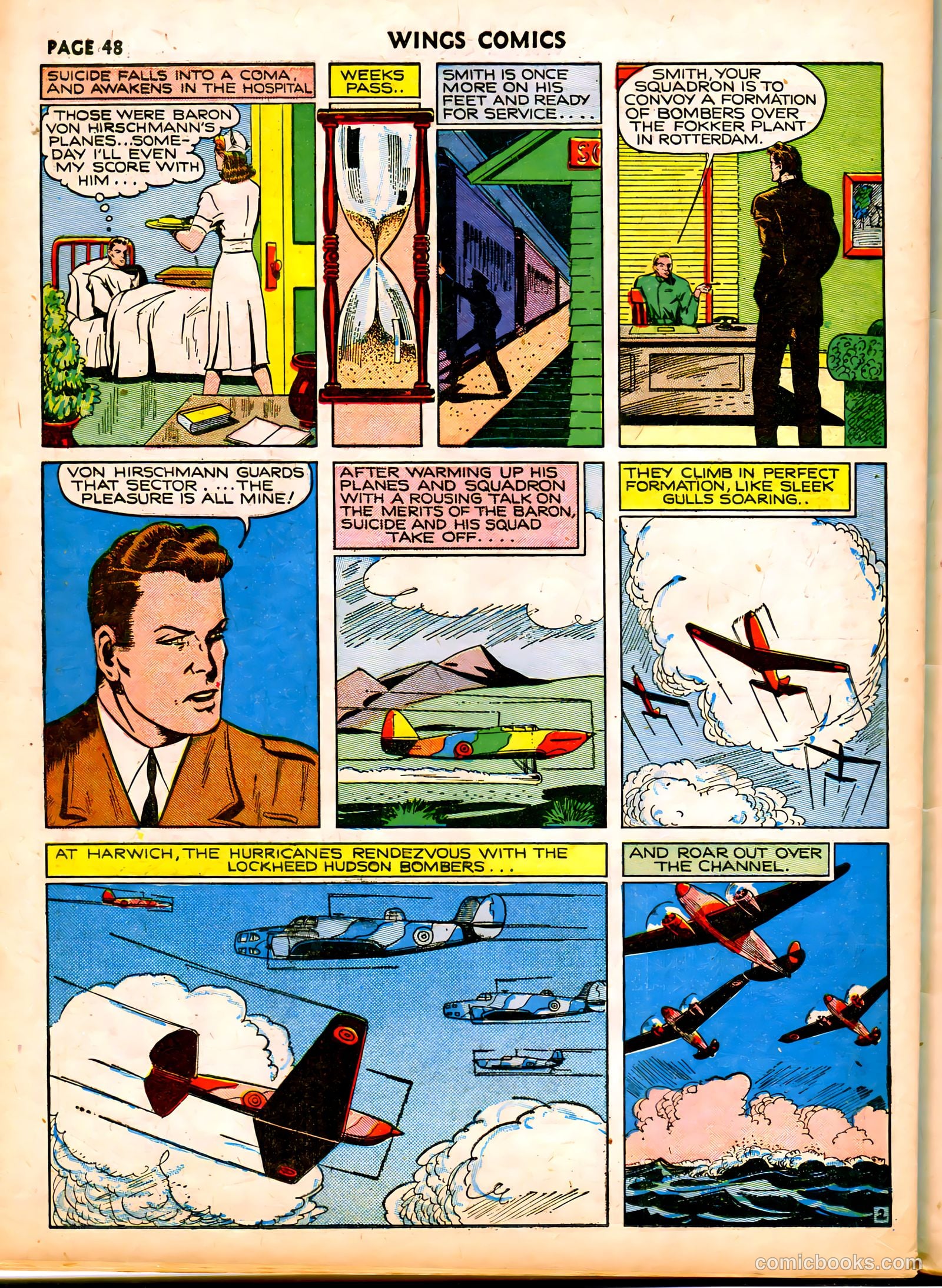 Wings Comics #6 (1941) — page 50 of 68
