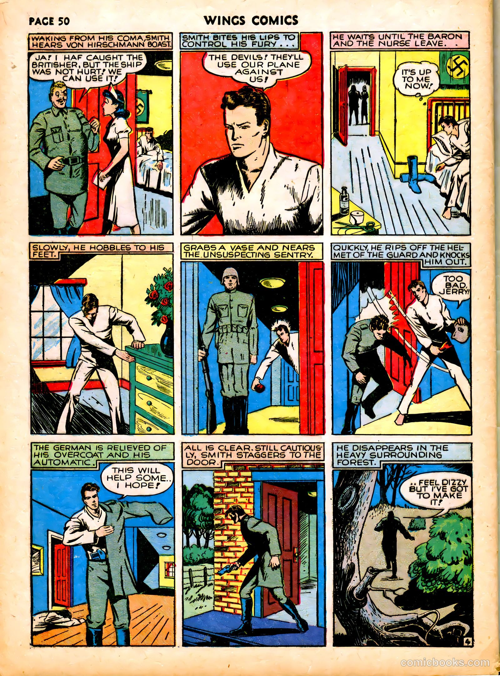Wings Comics #6 (1941) — page 52 of 68