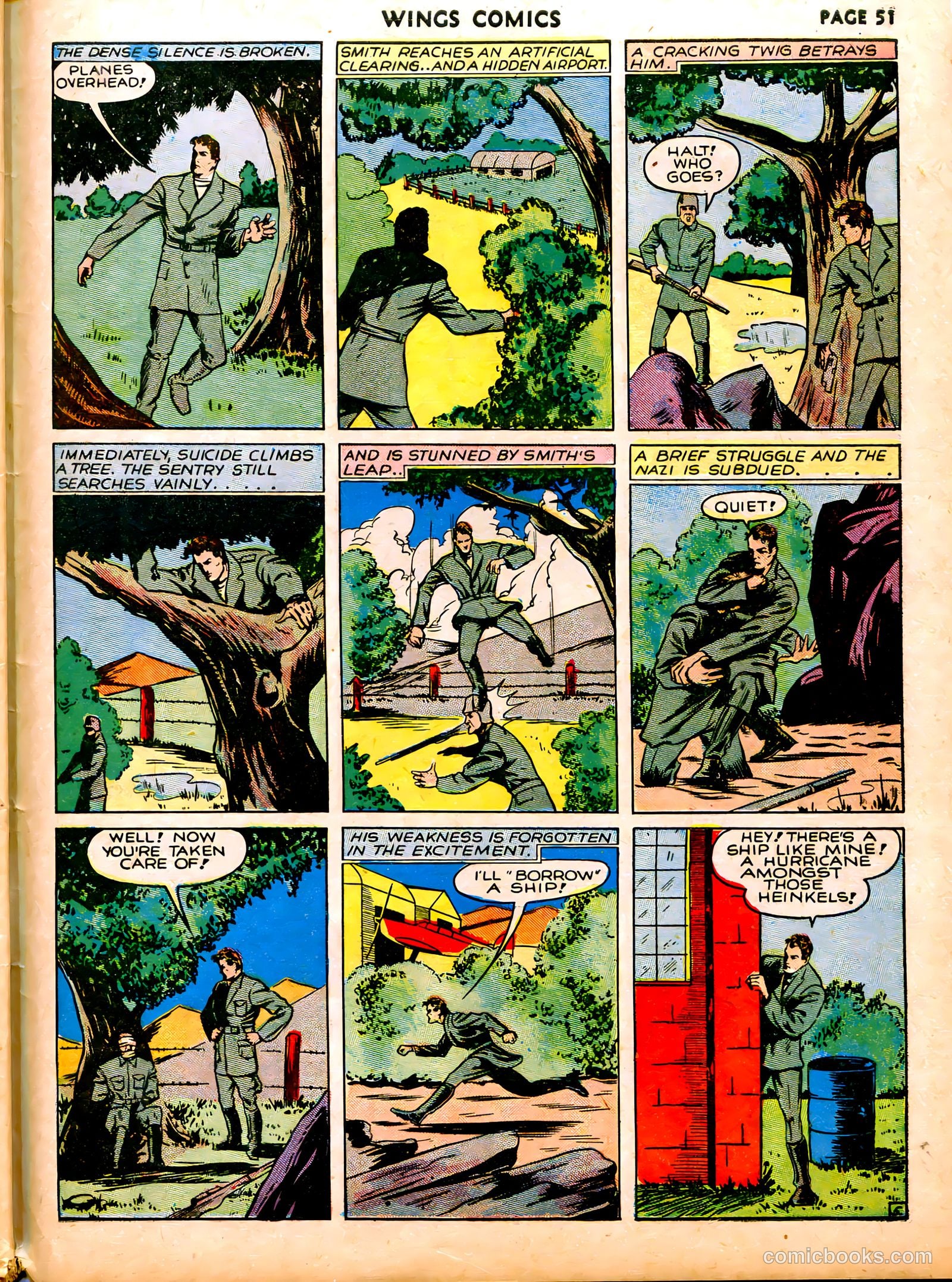 Wings Comics #6 (1941) — page 53 of 68