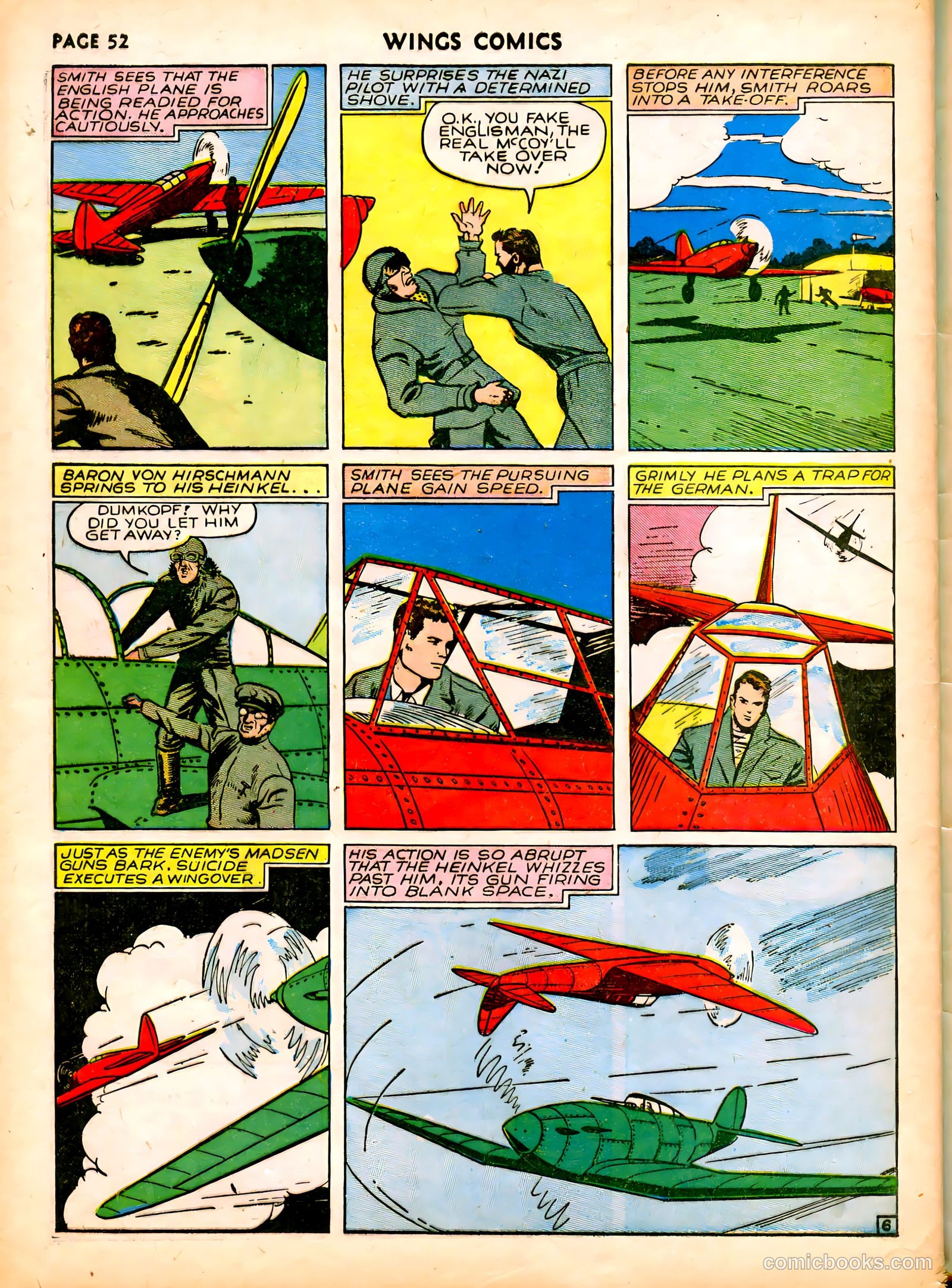Wings Comics #6 (1941) — page 54 of 68