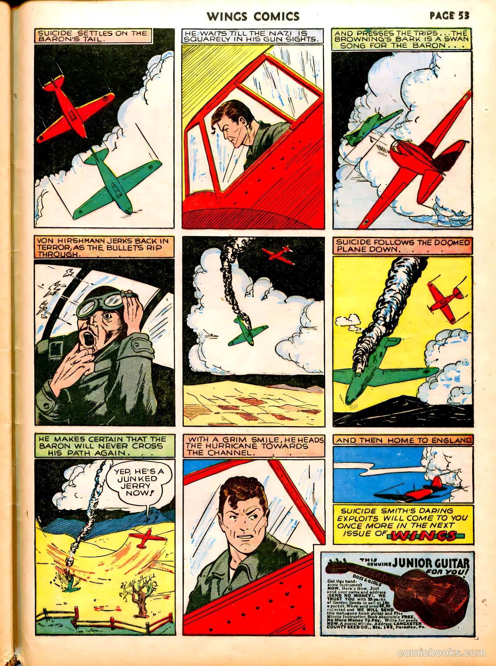 Wings Comics #6 (1941) — page 55 of 68