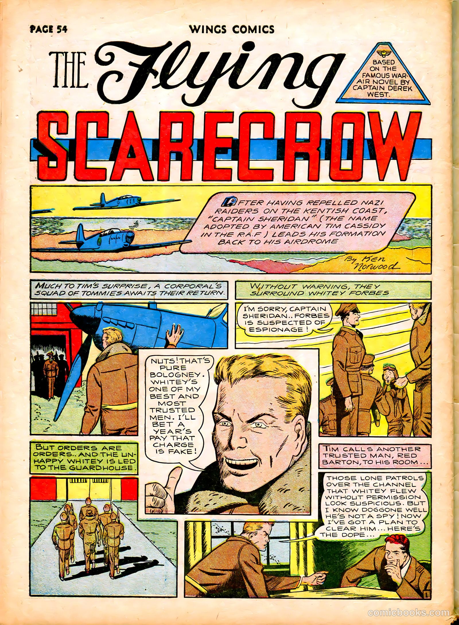 Wings Comics #6 (1941) — page 56 of 68