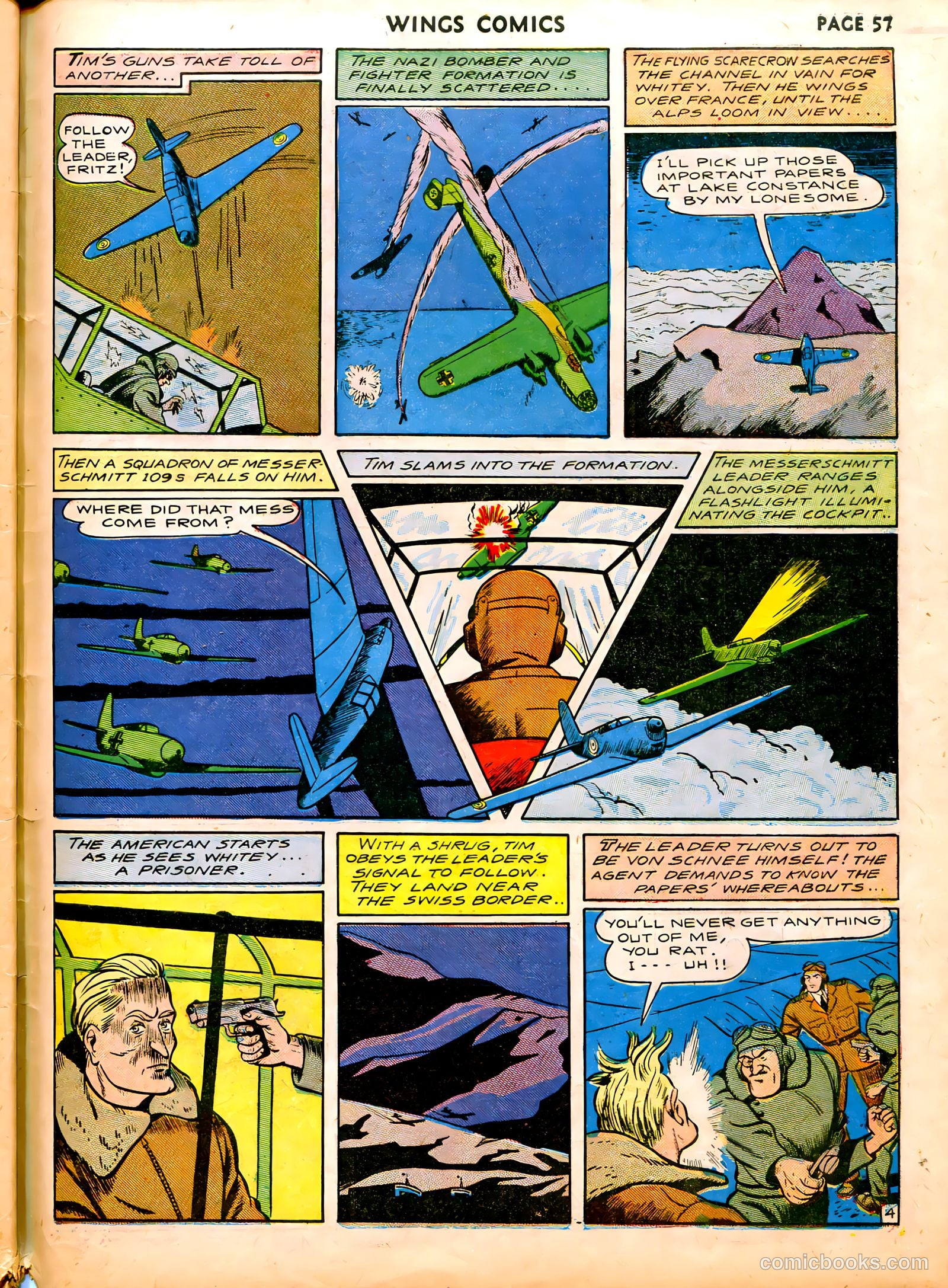 Wings Comics #6 (1941) — page 59 of 68