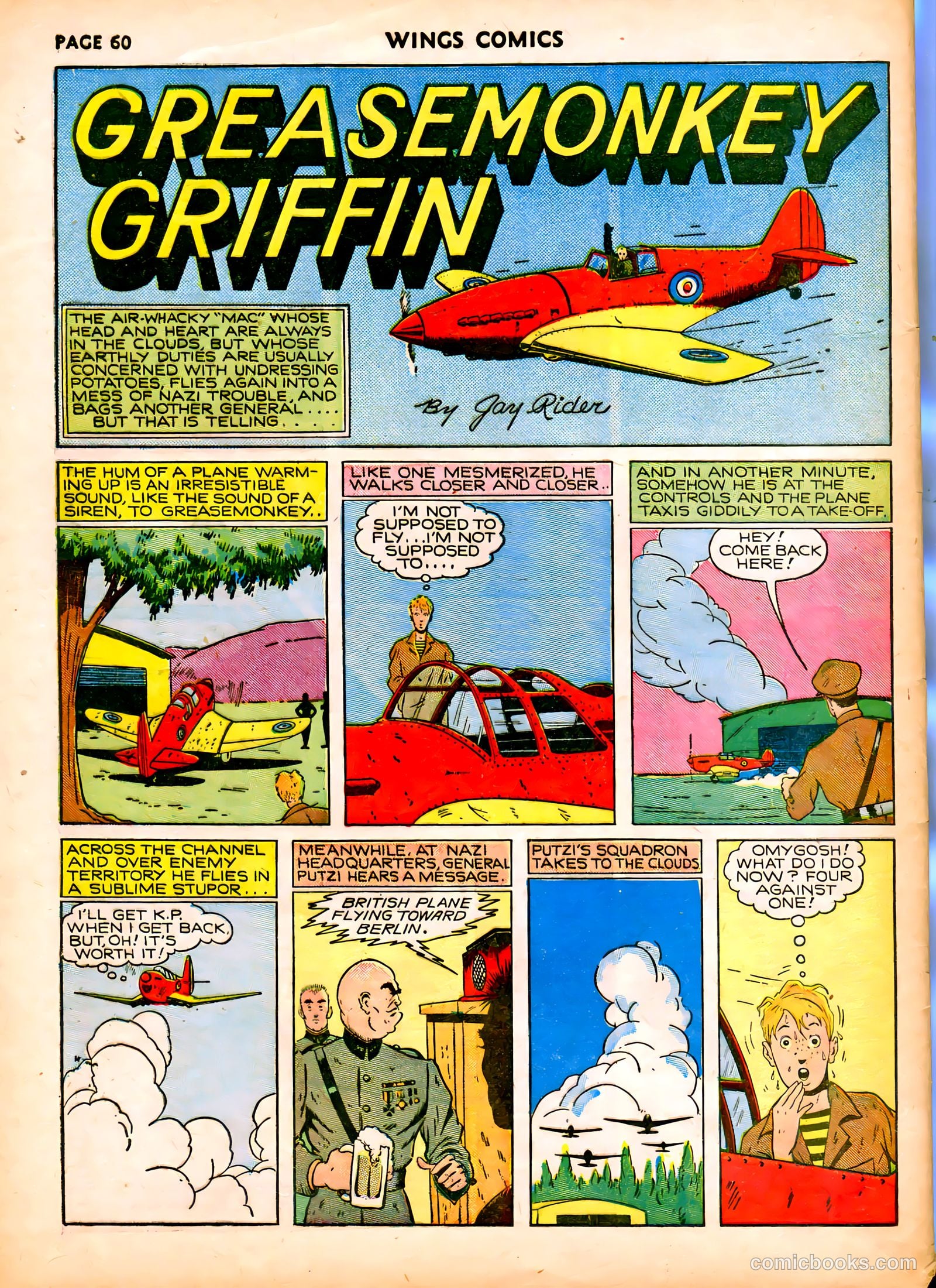 Wings Comics #6 (1941) — page 62 of 68