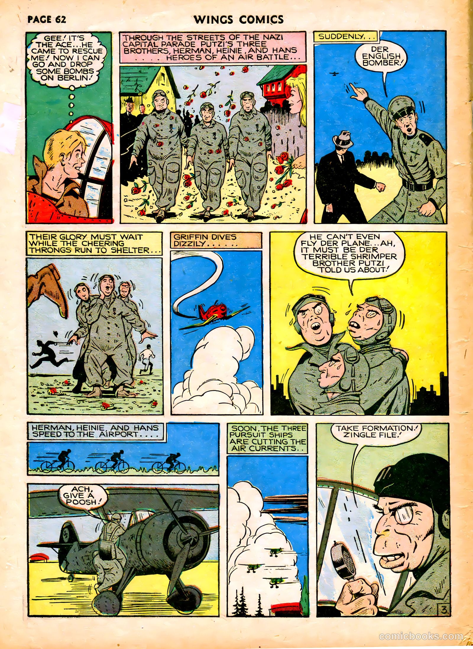 Wings Comics #6 (1941) — page 64 of 68