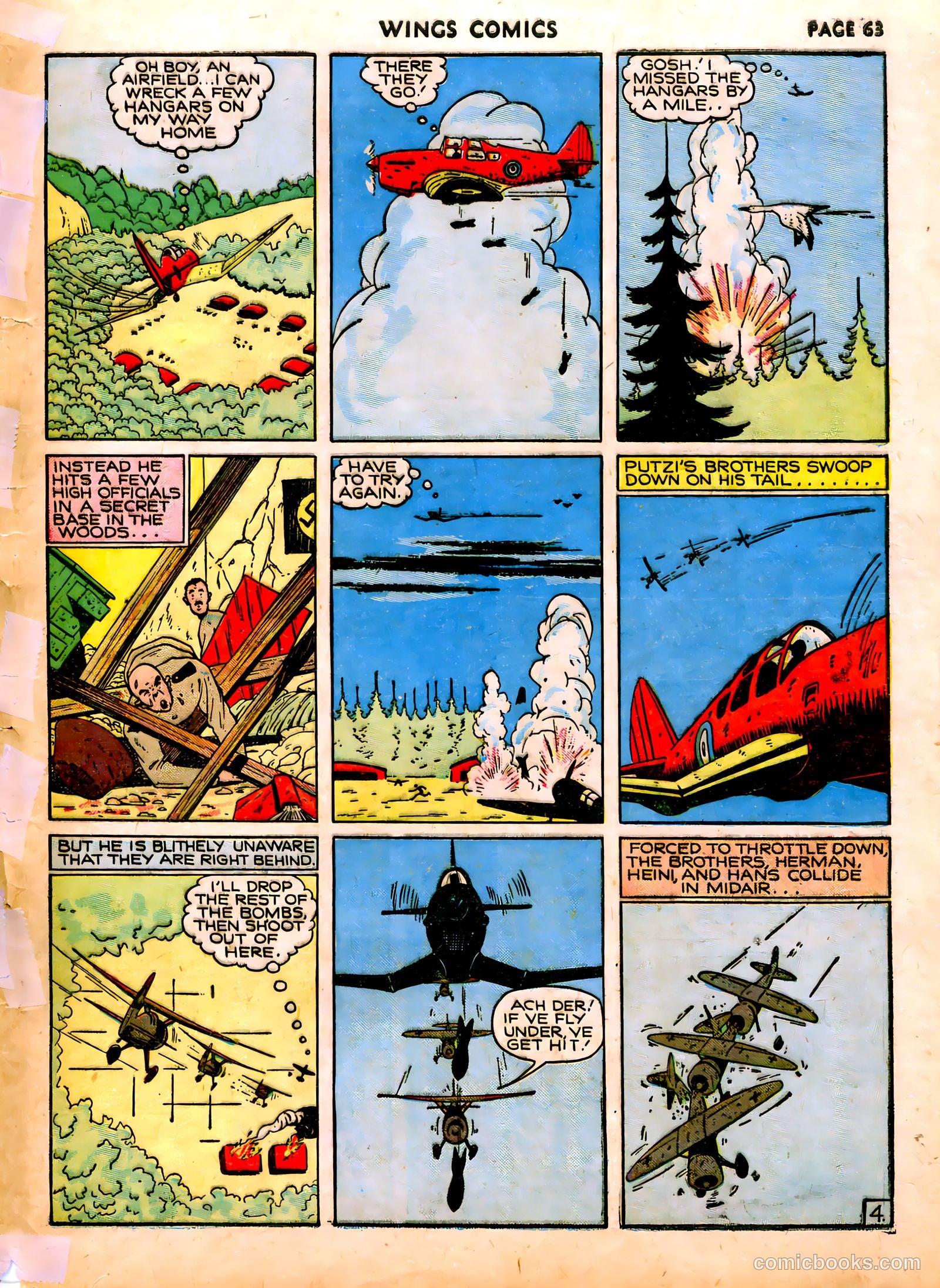 Wings Comics #6 (1941) — page 65 of 68
