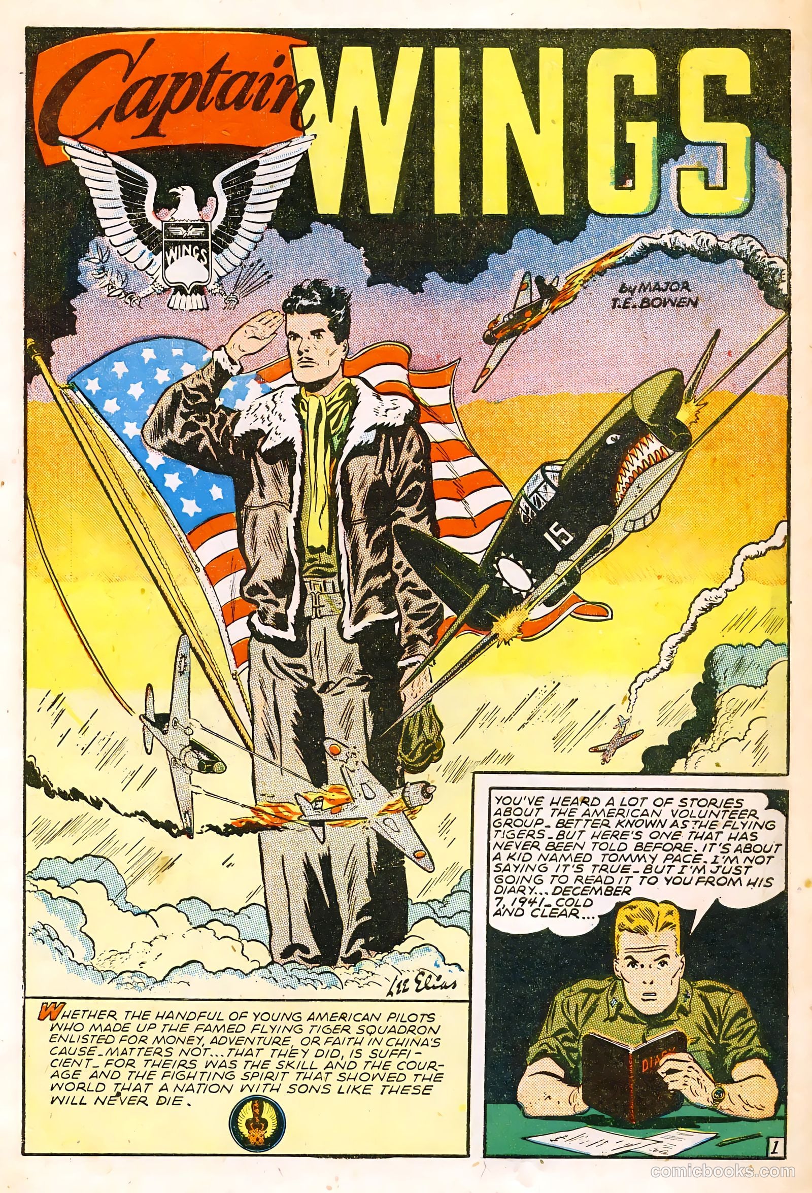Wings Comics #60 (1945) — page 3 of 36