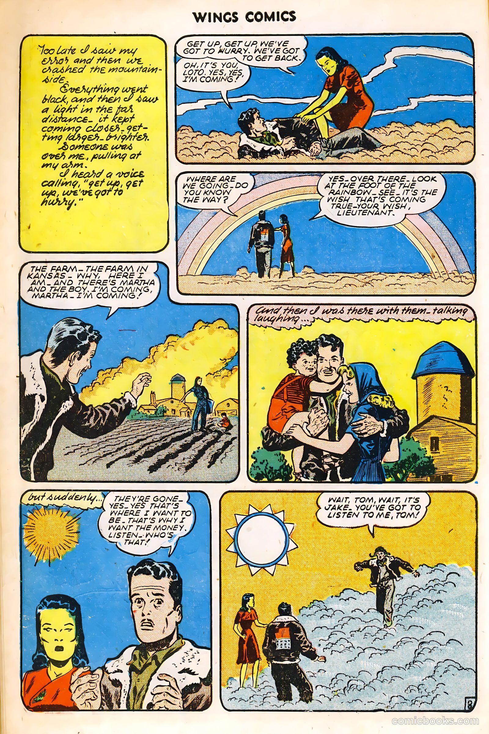 Wings Comics #60 (1945) — page 10 of 36