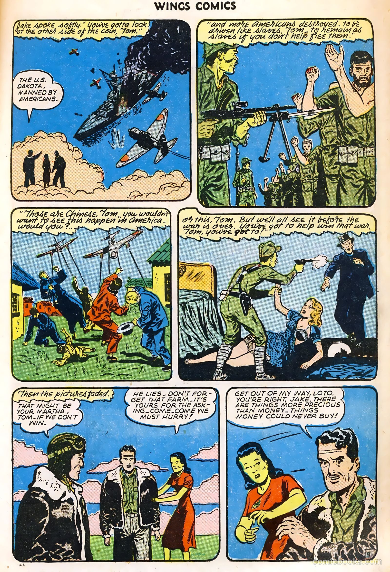 Wings Comics #60 (1945) — page 11 of 36